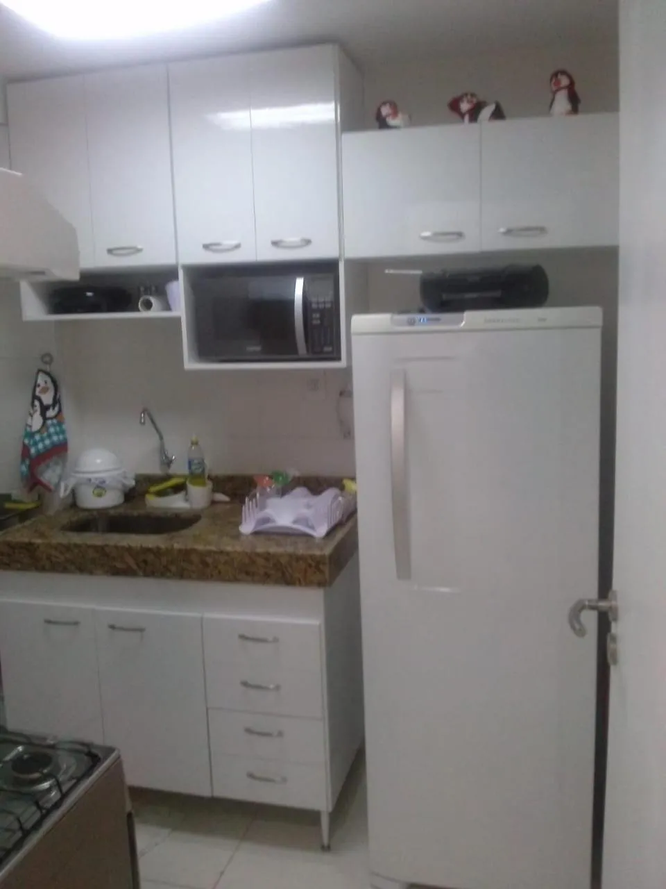 Kitchen or kitchenette in Edifício Galés da Pajuçara
