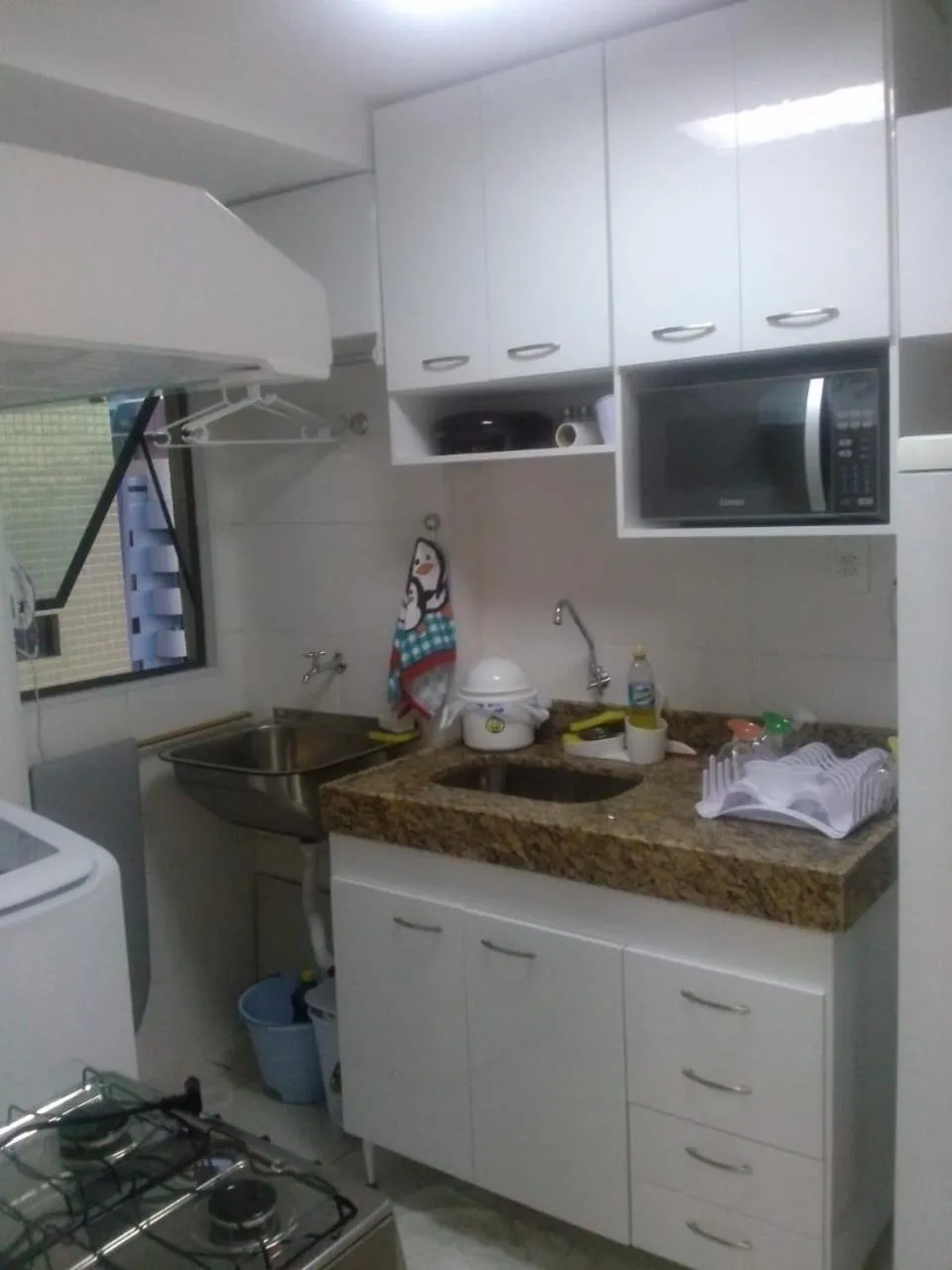 Kitchen or kitchenette in Edifício Galés da Pajuçara