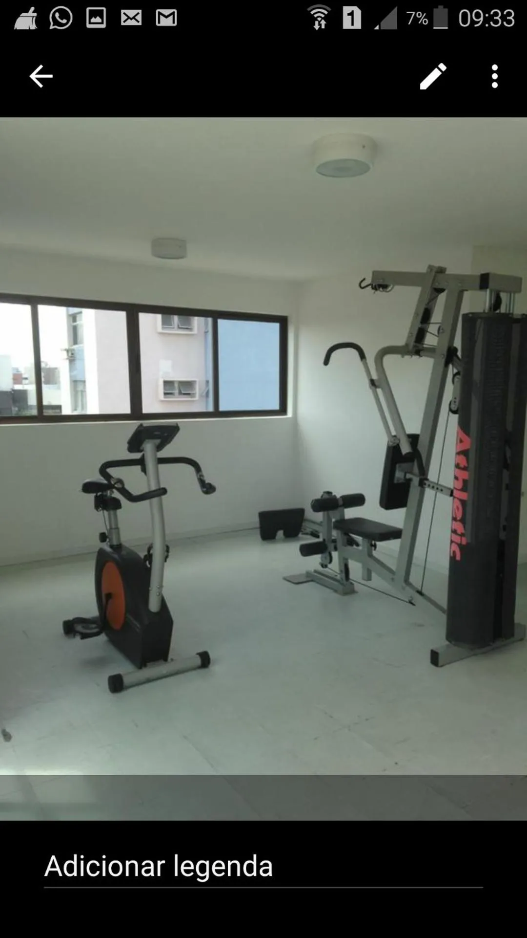 Fitness centre/facilities in Edifício Galés da Pajuçara