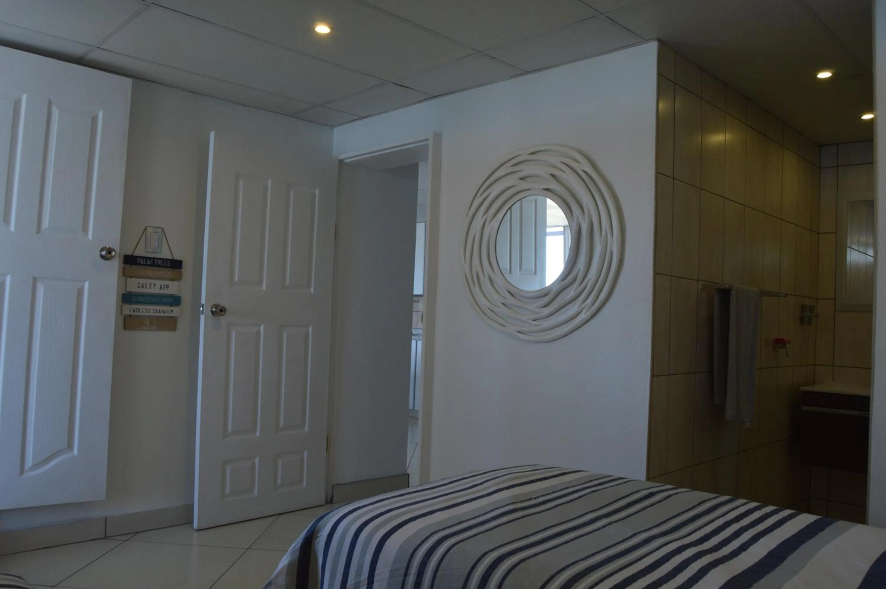 Bedroom, Bed in Accommodation Front - Classy 4 Sleeper with Ocean Views