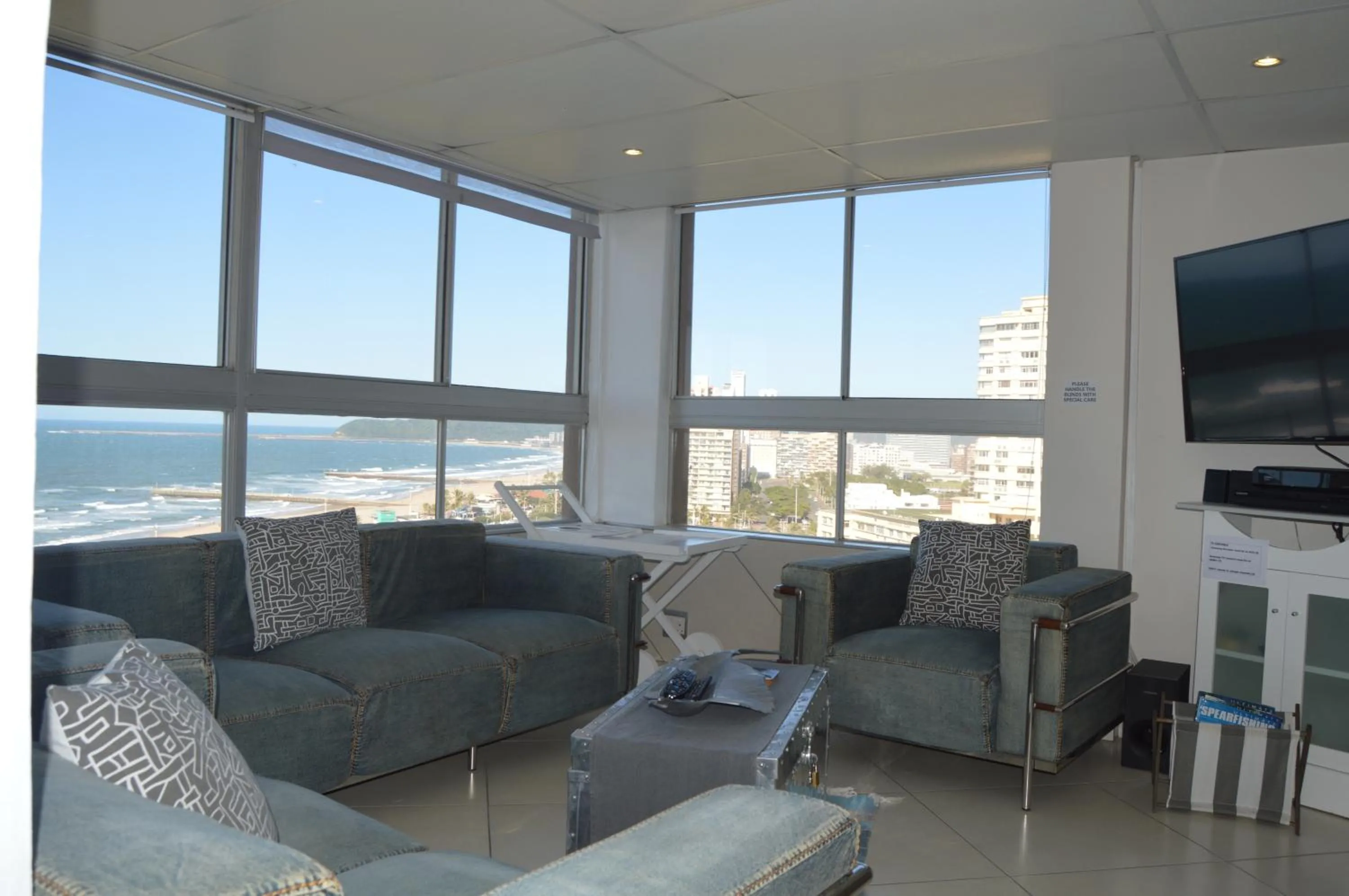 Seating area in Accommodation Front - Classy 4 Sleeper with Ocean Views