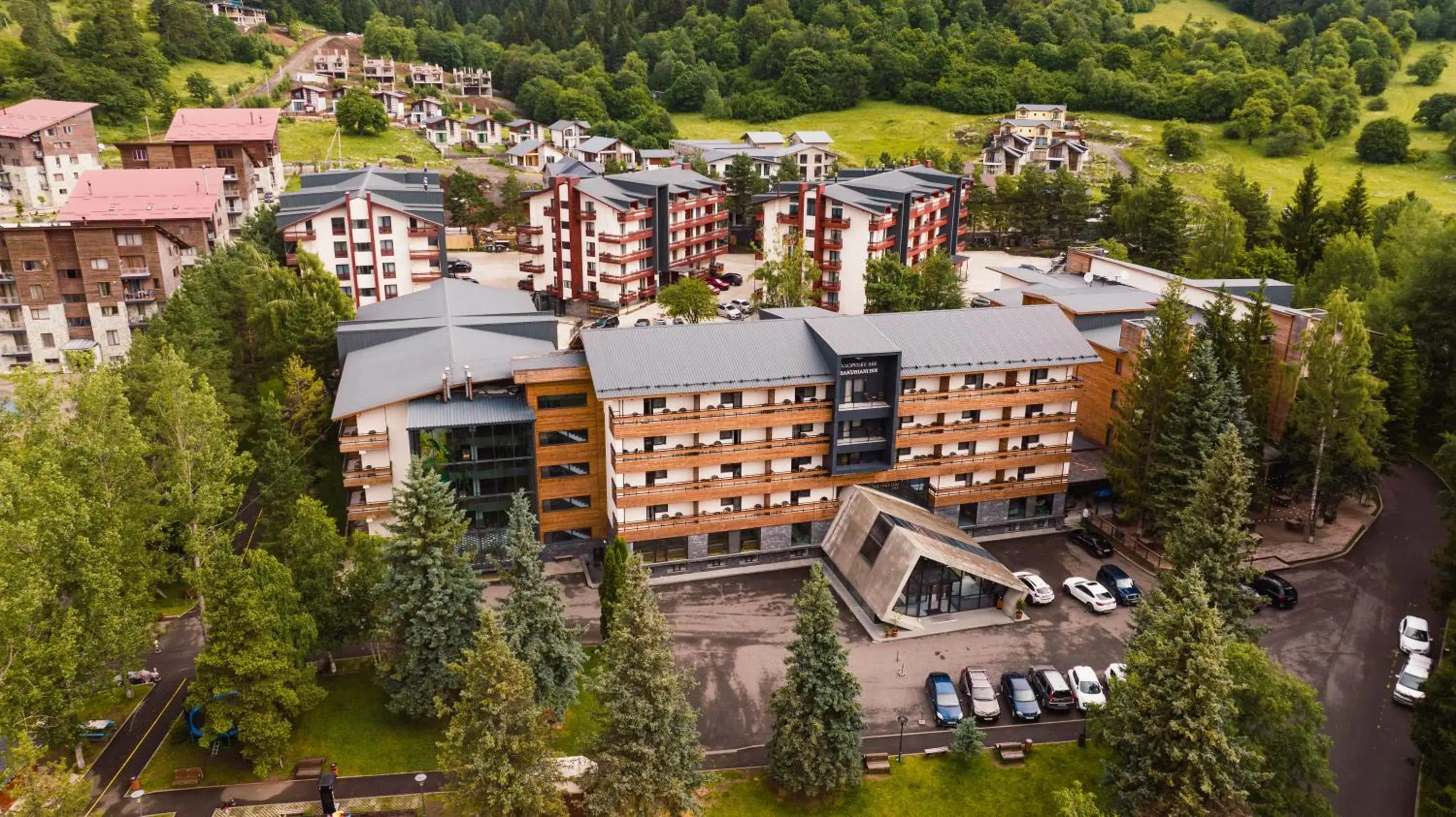 Property building in Bakuriani Inn Property building in Bakuriani Inn