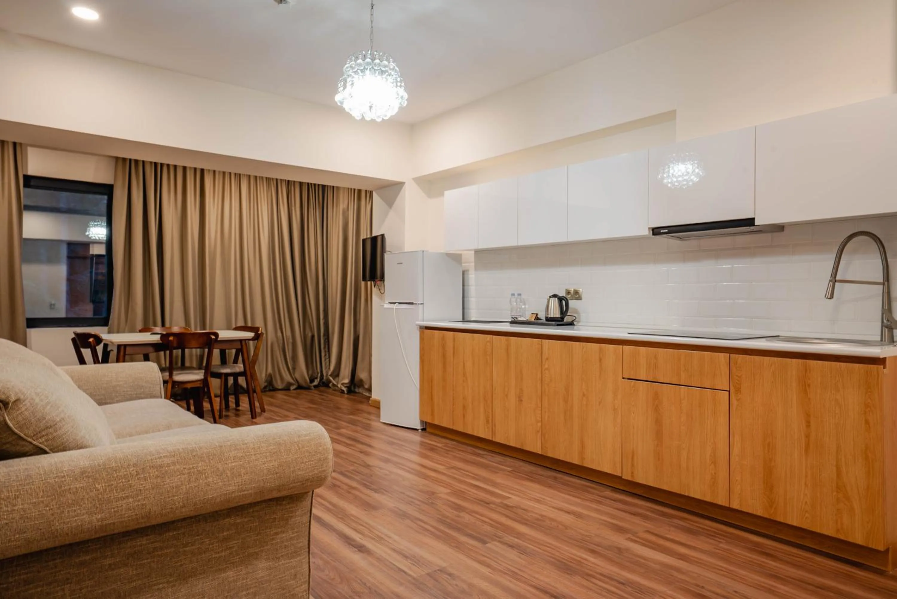 Kitchen or kitchenette in Bakuriani Inn