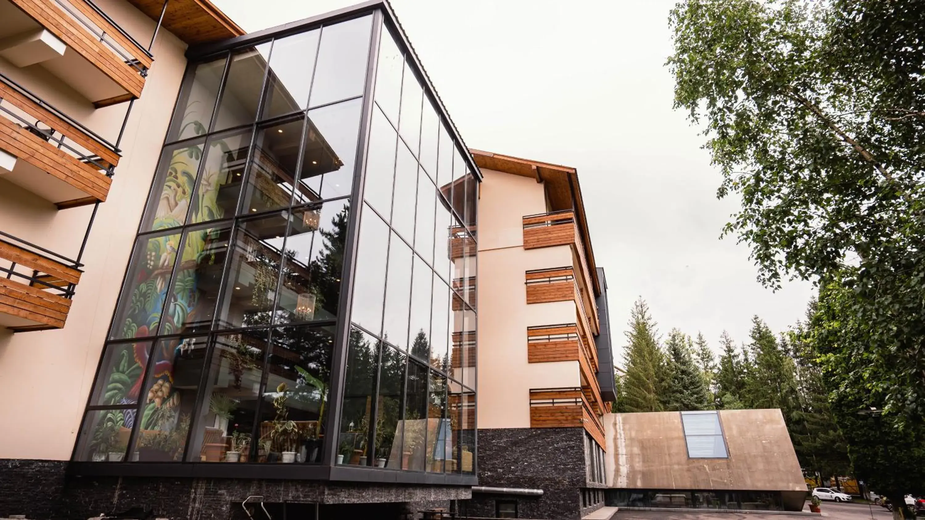 Property building in Bakuriani Inn Property building in Bakuriani Inn