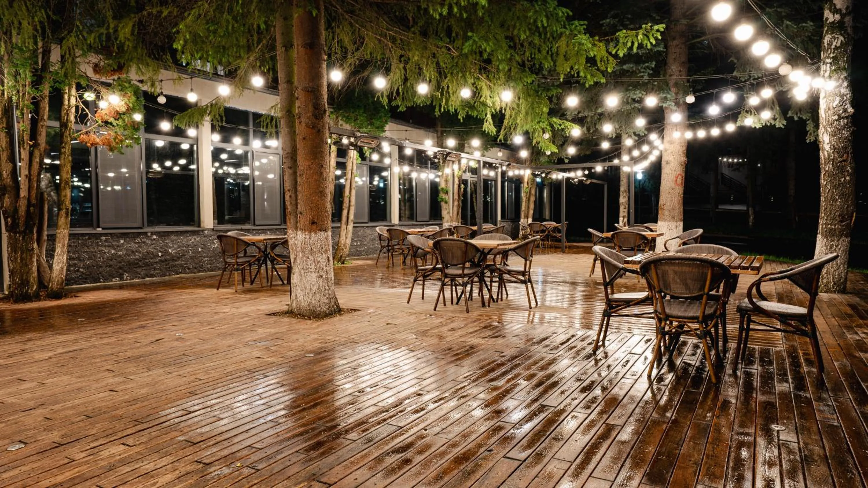 Patio in Bakuriani Inn