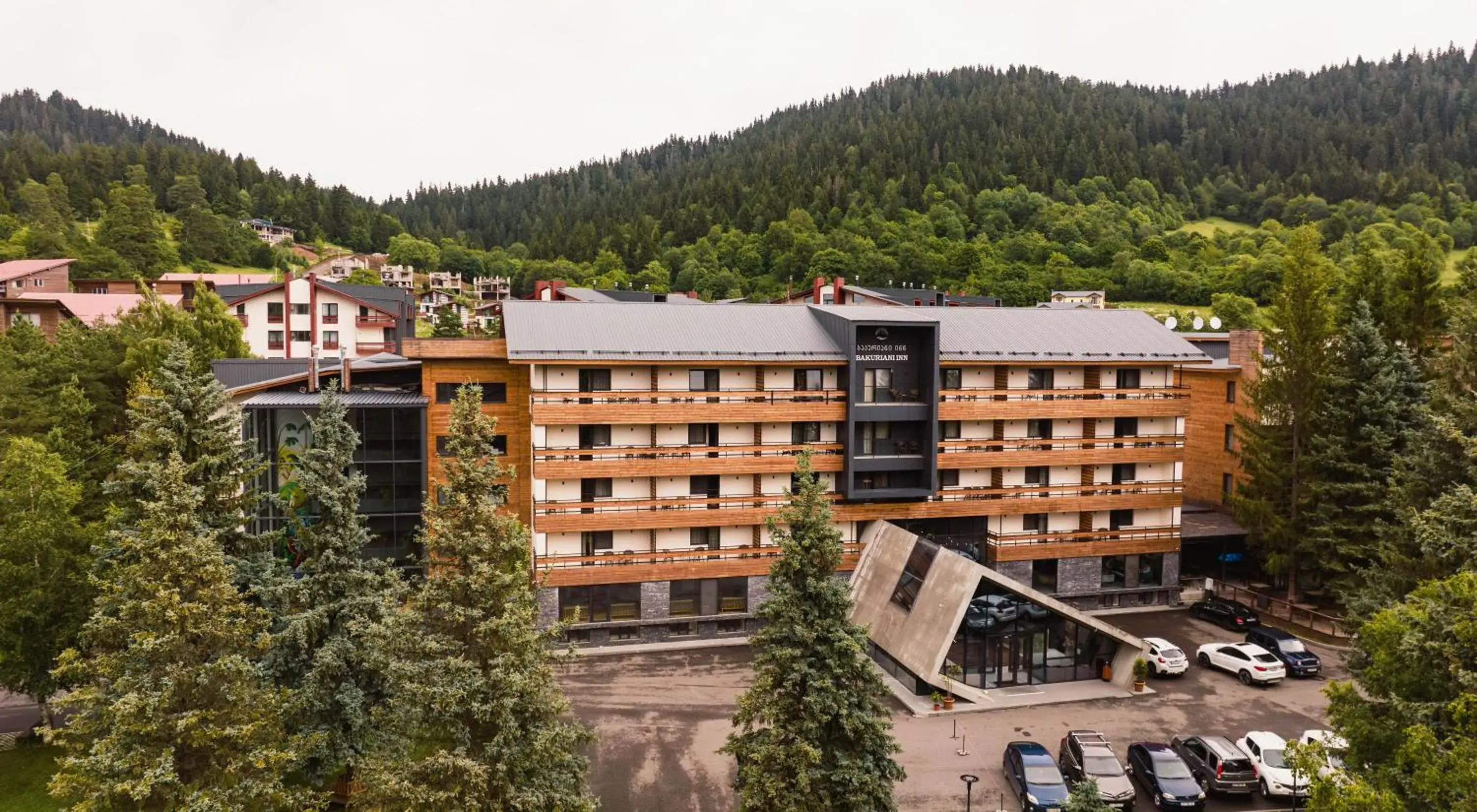 Property building in Bakuriani Inn Property building in Bakuriani Inn