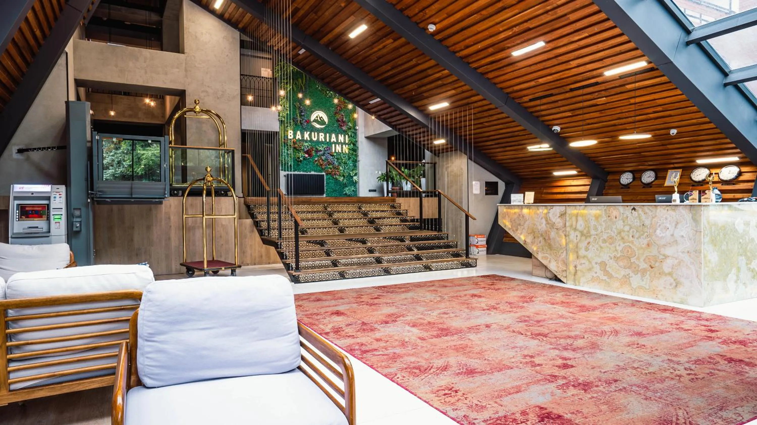 Lobby or reception in Bakuriani Inn