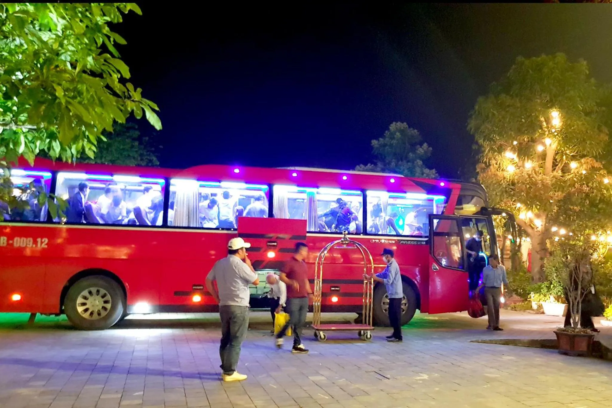 Patio in Thông Đỏ Hotel