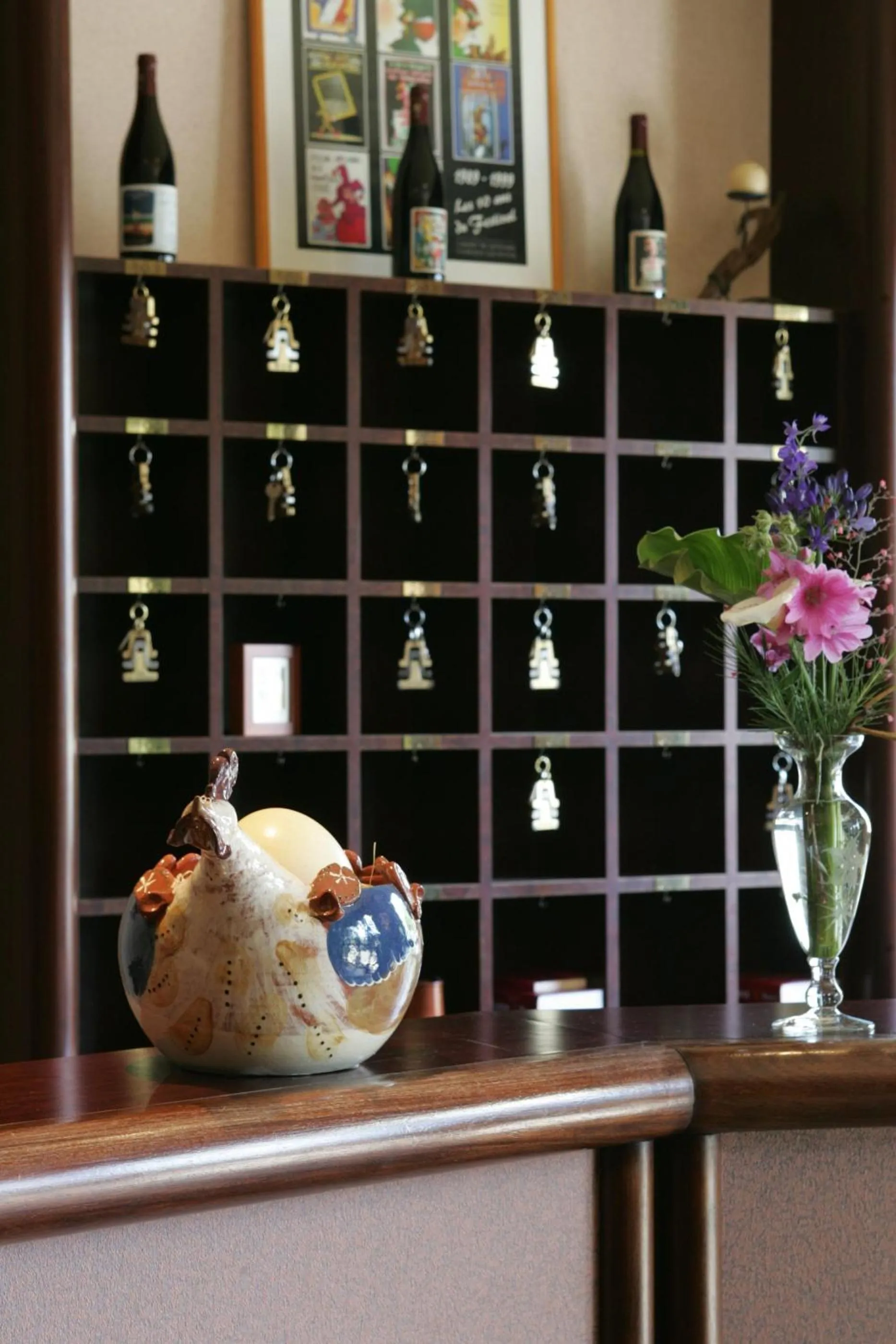 Lobby or reception in Hotel Les Amandiers