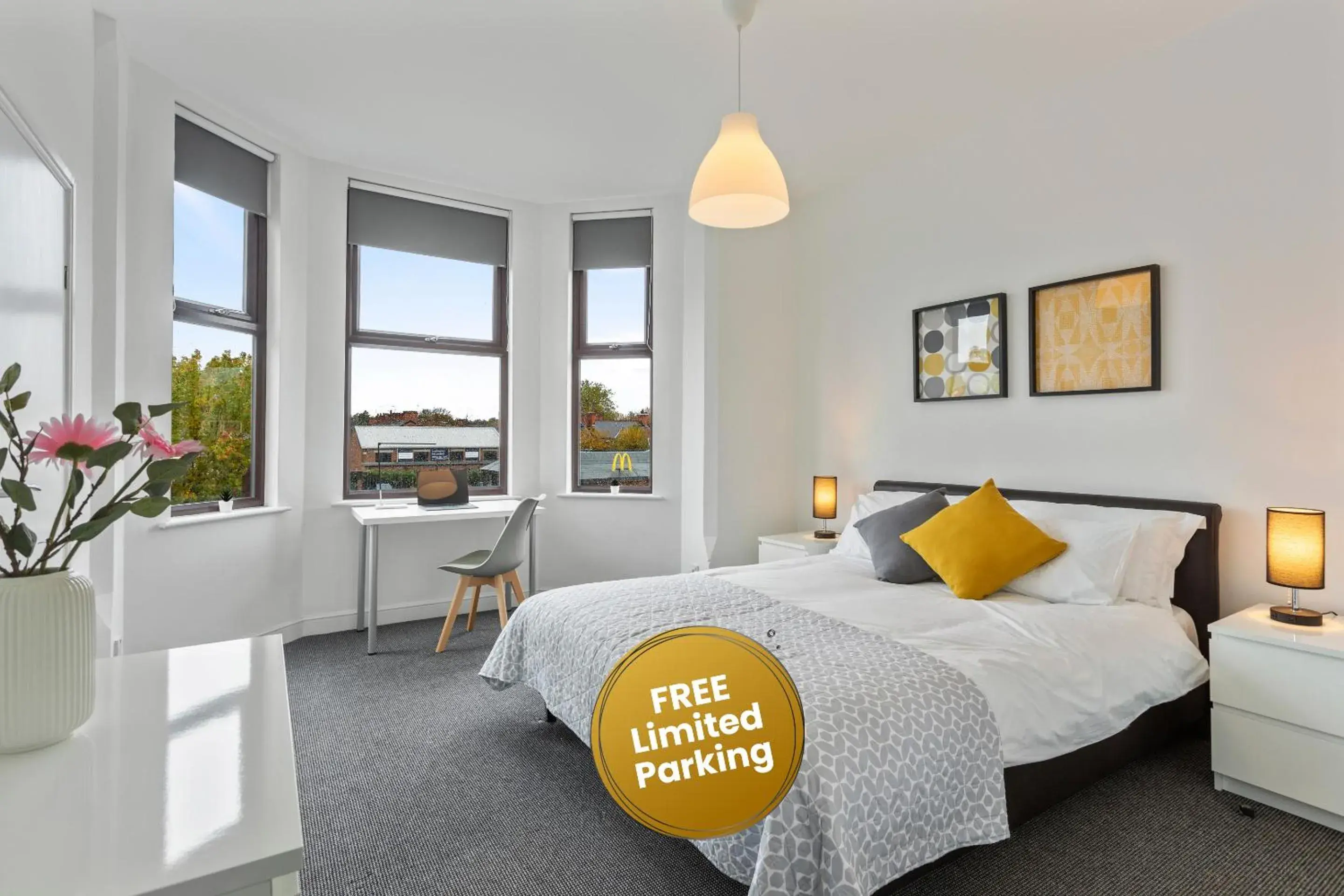 Bedroom, Bed in River Rooms Nottingham Bedroom, Bed in River Rooms Nottingham