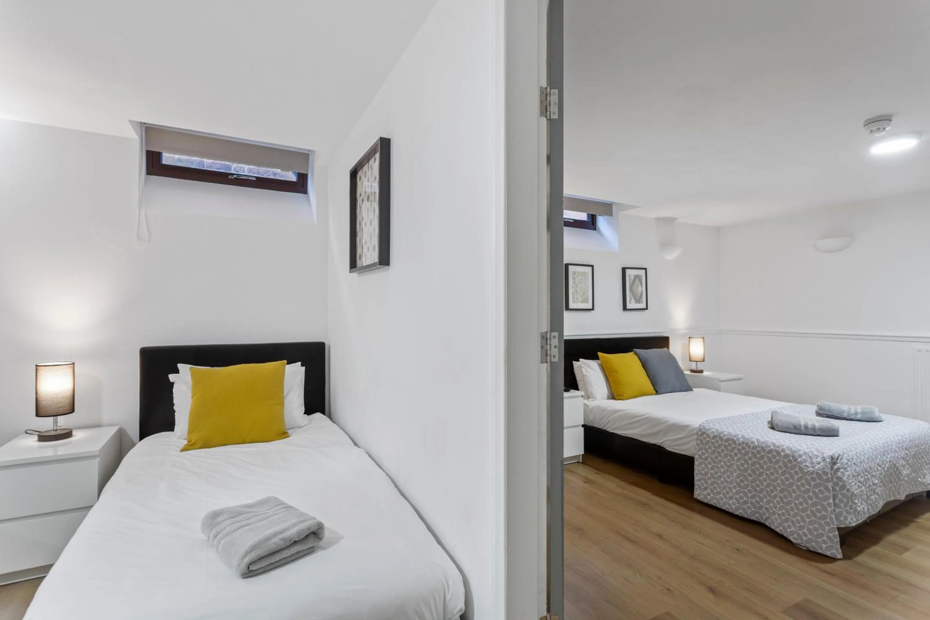 Bedroom, Bed in River Rooms Nottingham