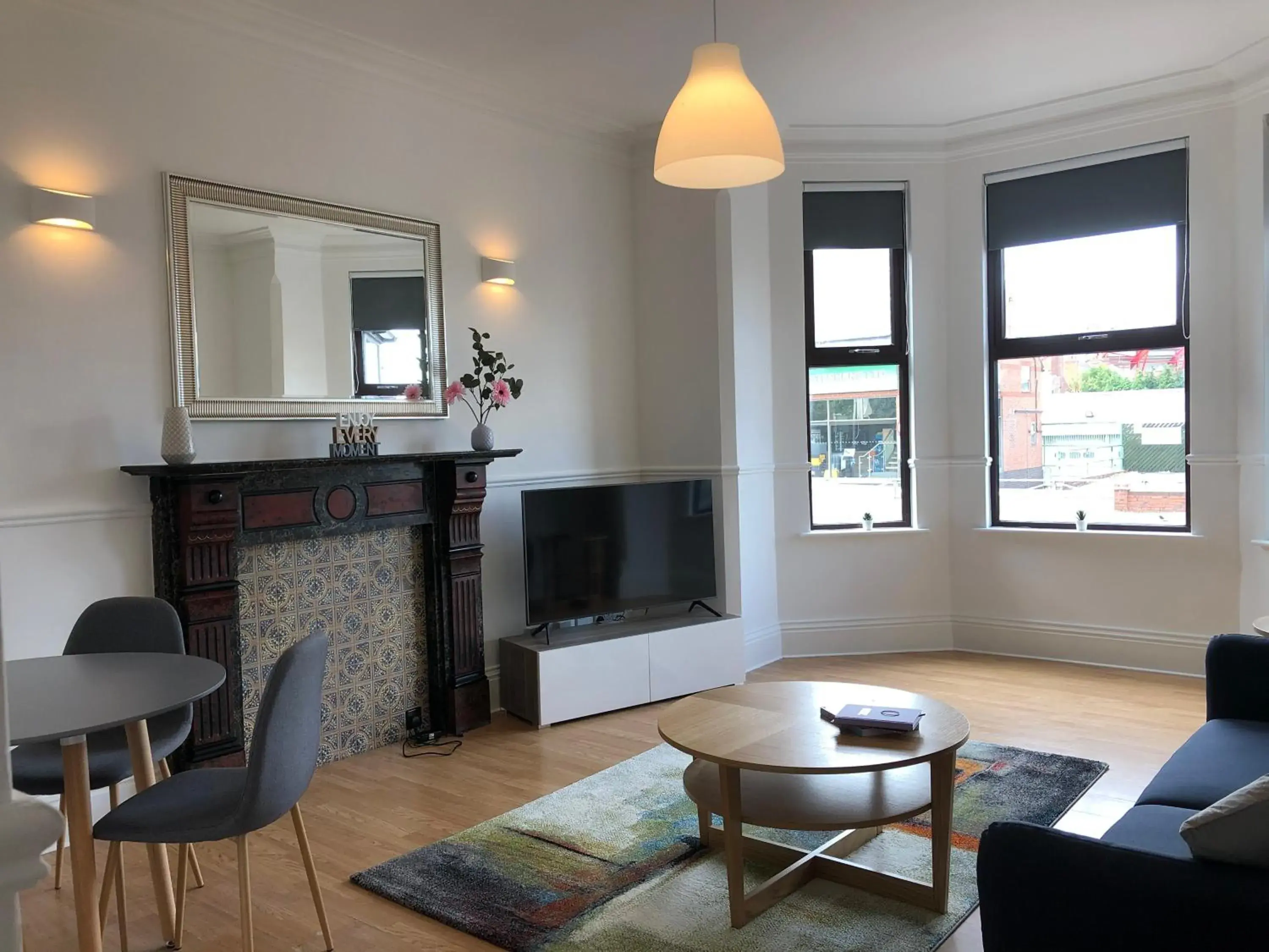 Living room in River Rooms Nottingham Living room in River Rooms Nottingham