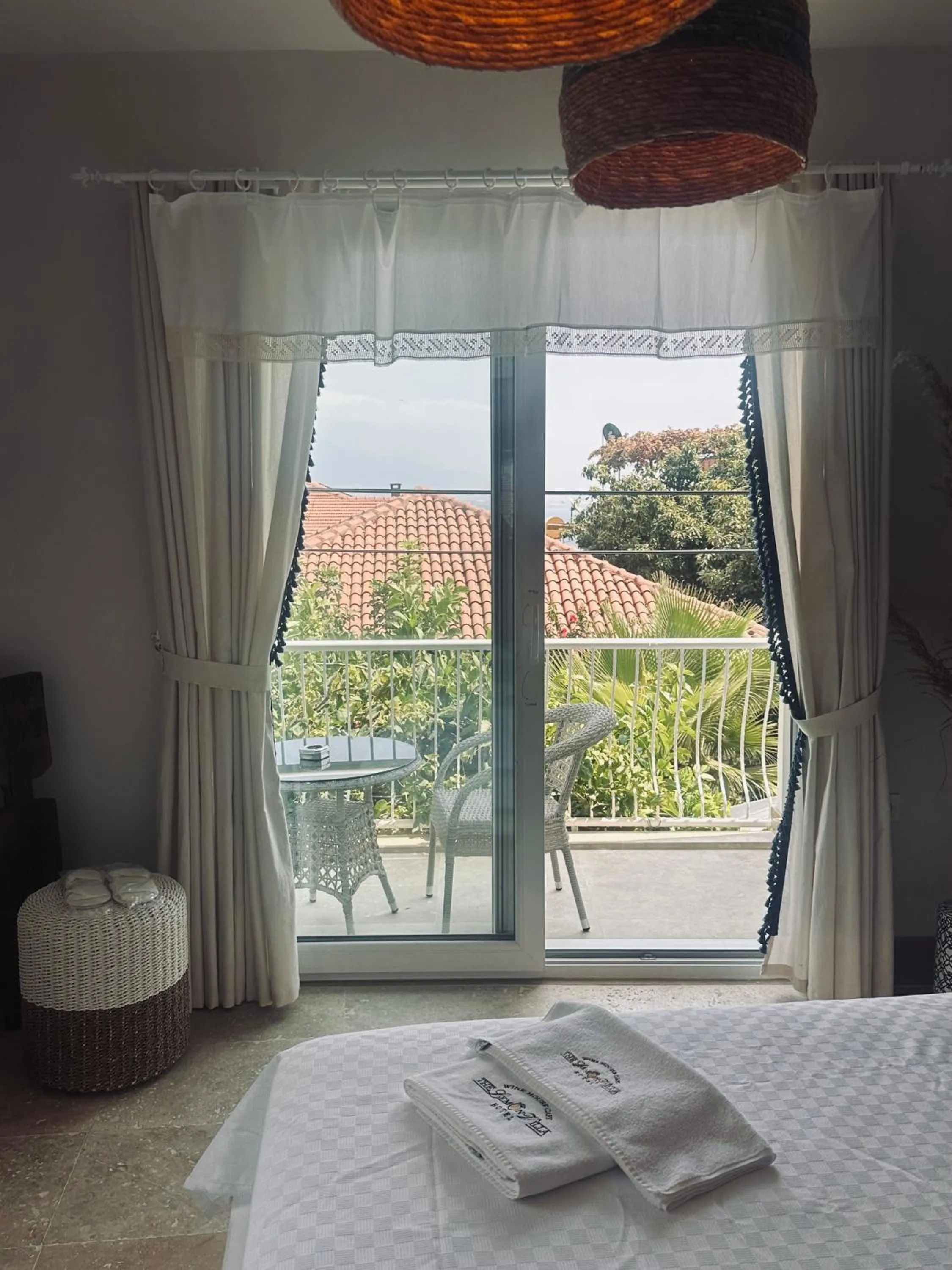 View (from property/room), Bed in Lemon Villa Hotel