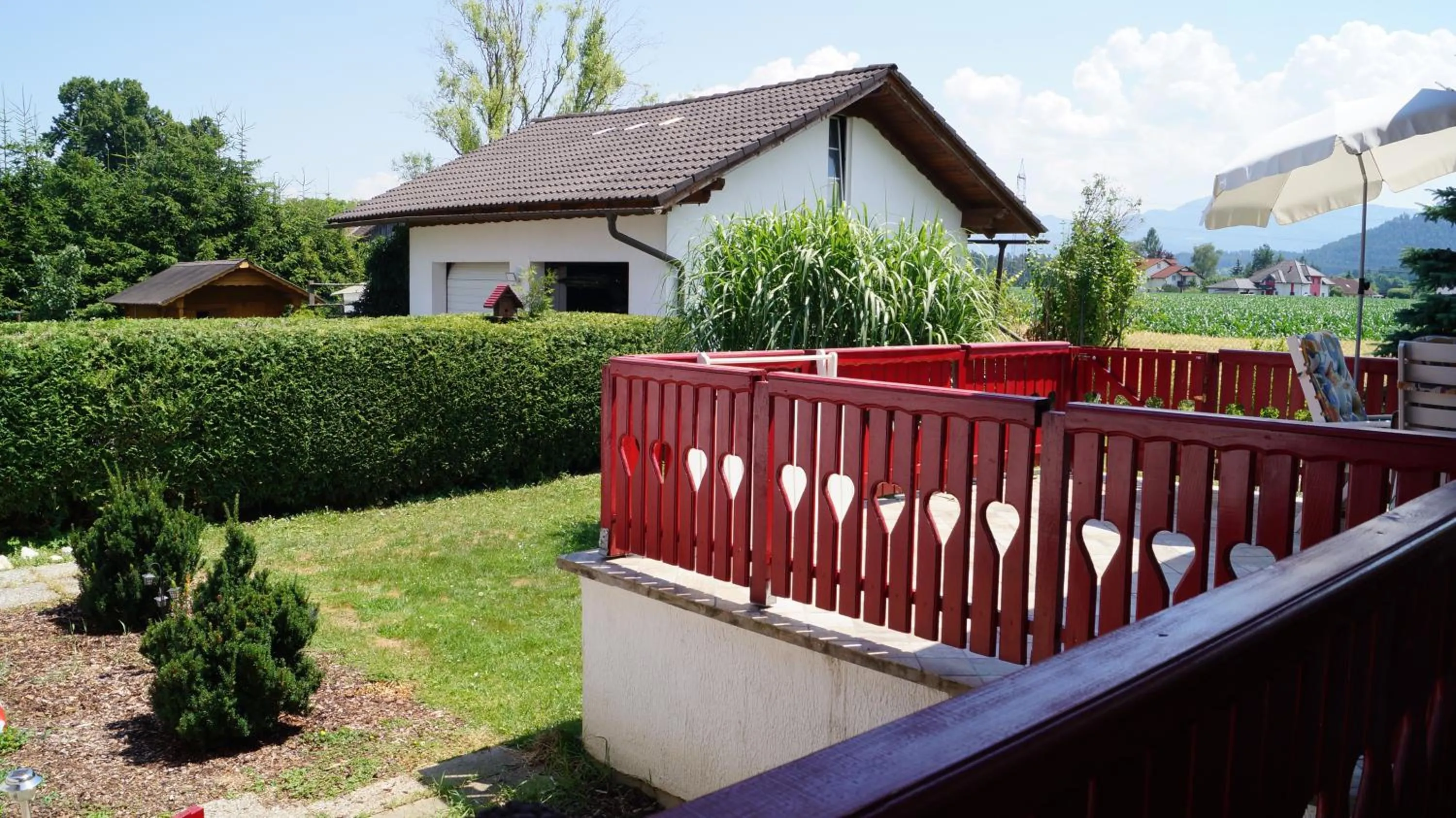 Patio in Landhaus Noreia