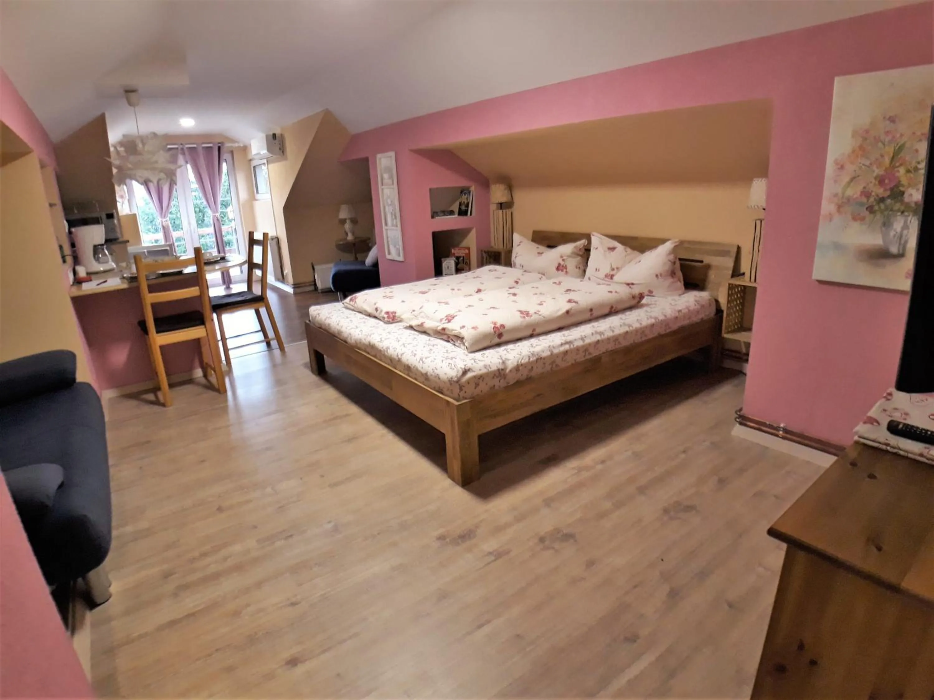 Living room, Bed in Landhaus Noreia