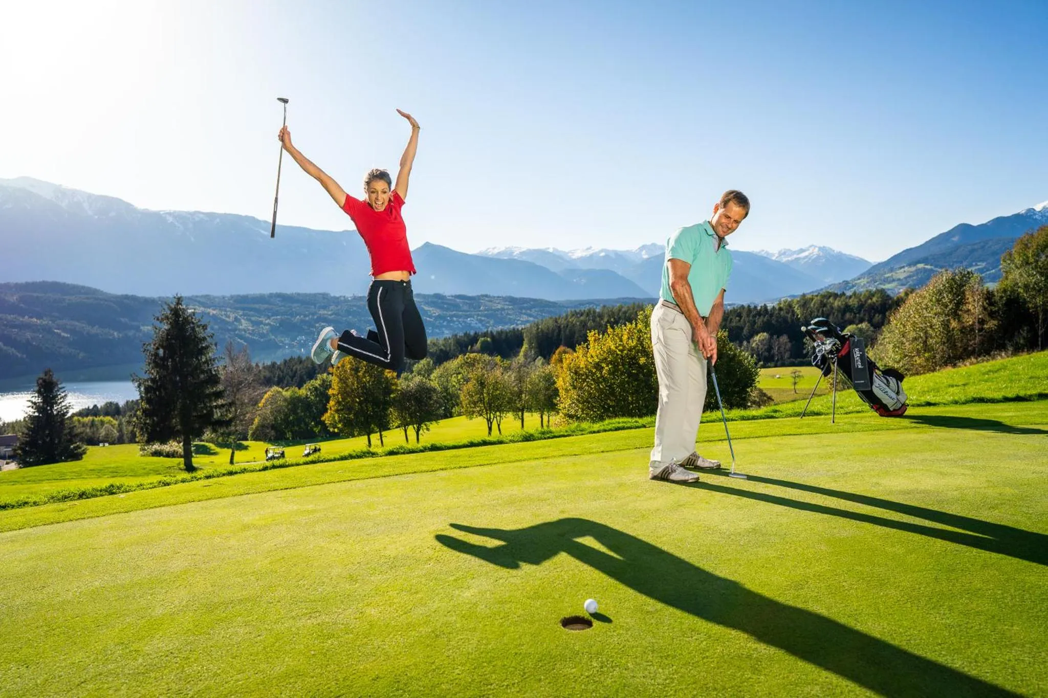 Golfcourse in Landhaus Noreia