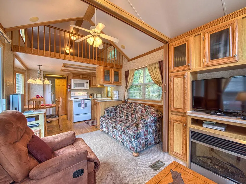 Bedroom in Maggie Valley Cabin Rentals