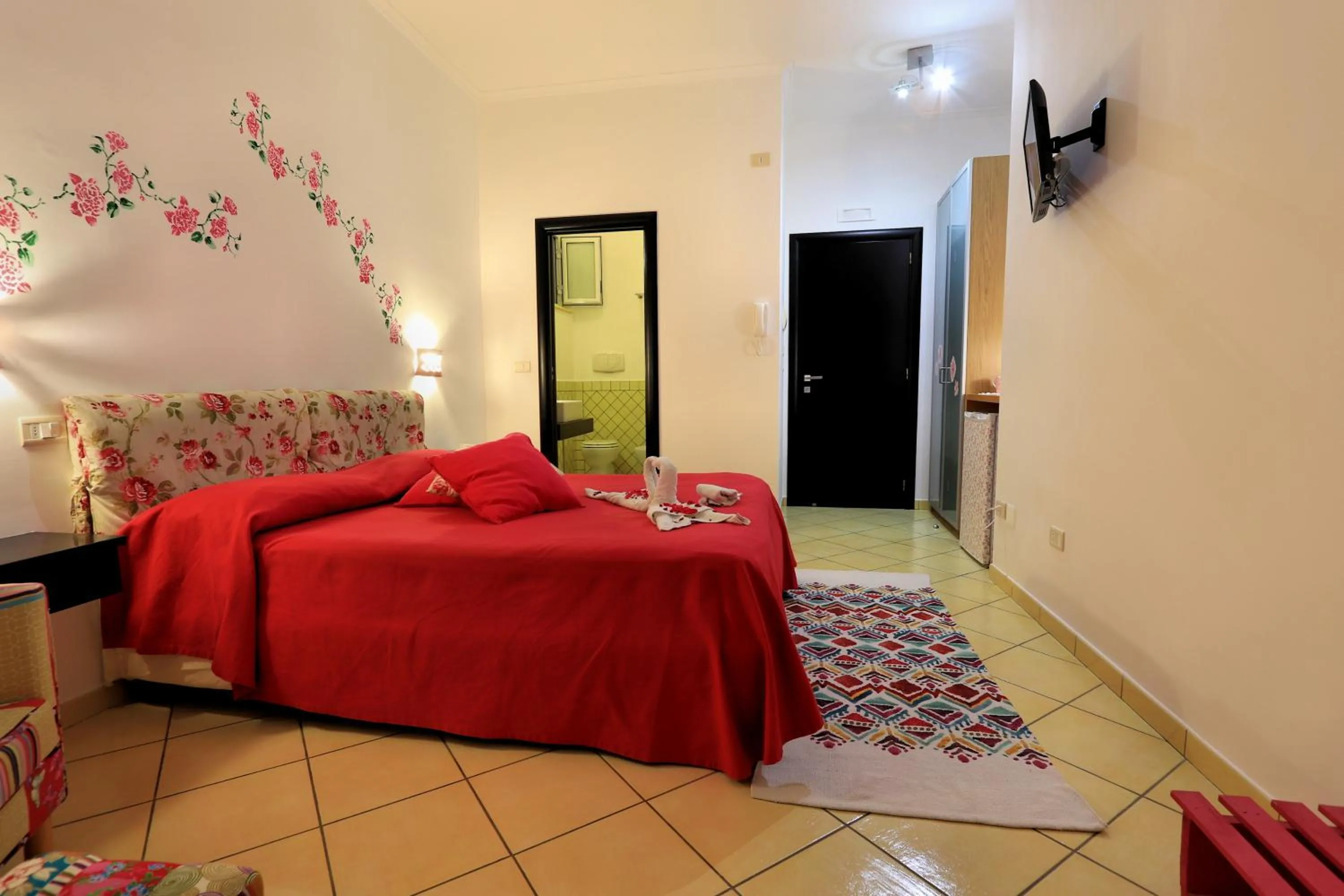Bed in Due Relais - Panoramic Sea View Suites