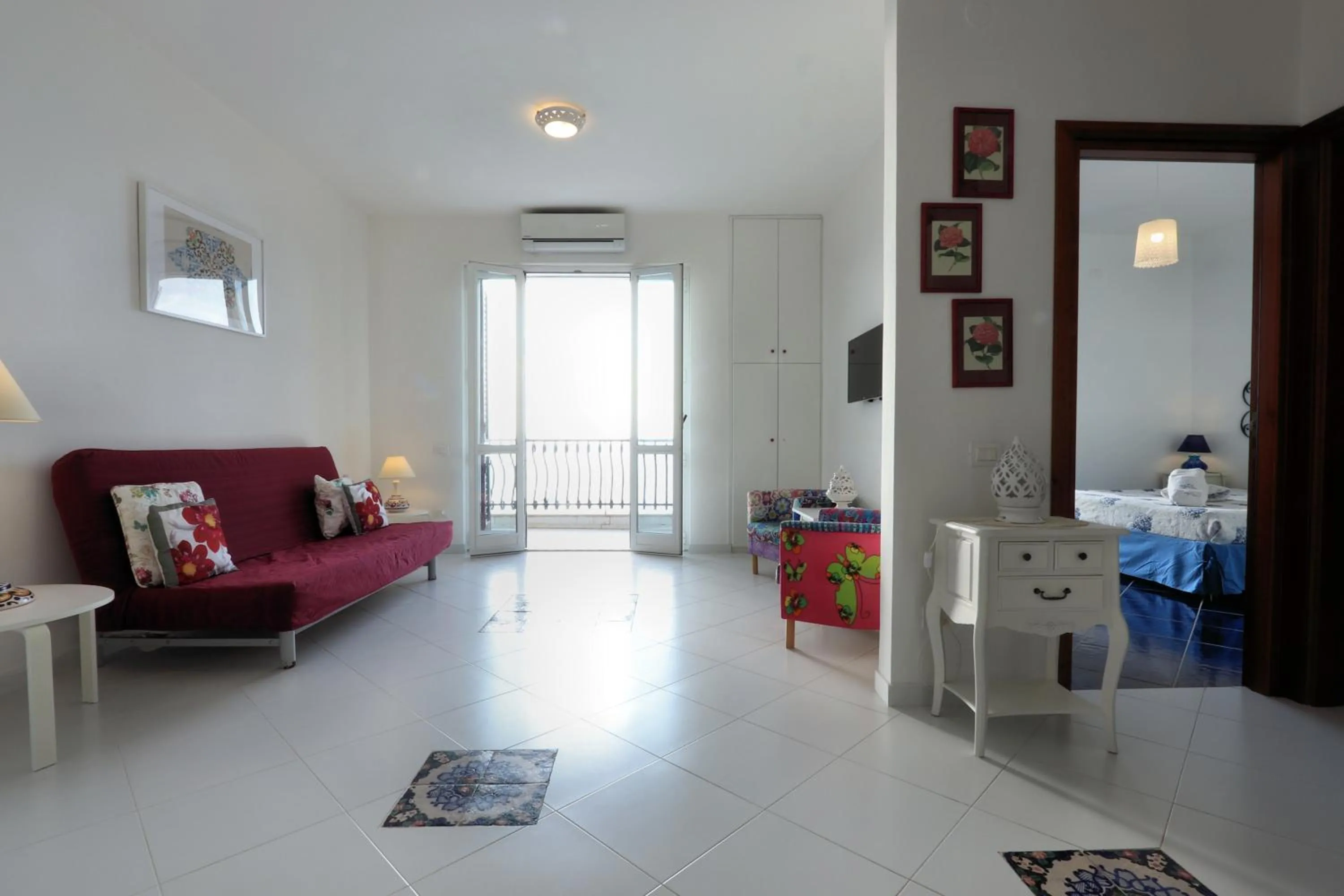 Living room in Due Relais - Panoramic Sea View Suites
