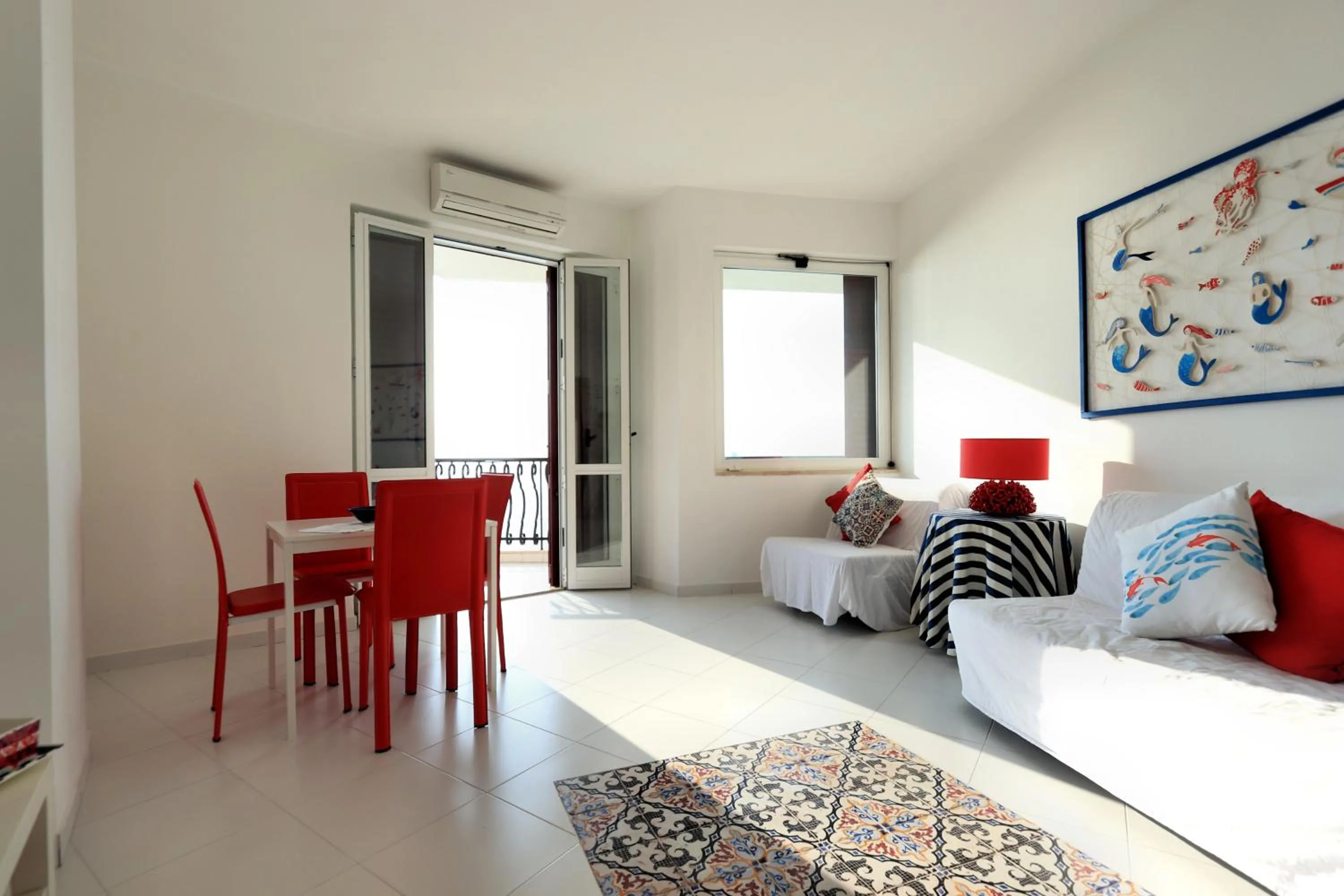 Living room in Due Relais - Panoramic Sea View Suites