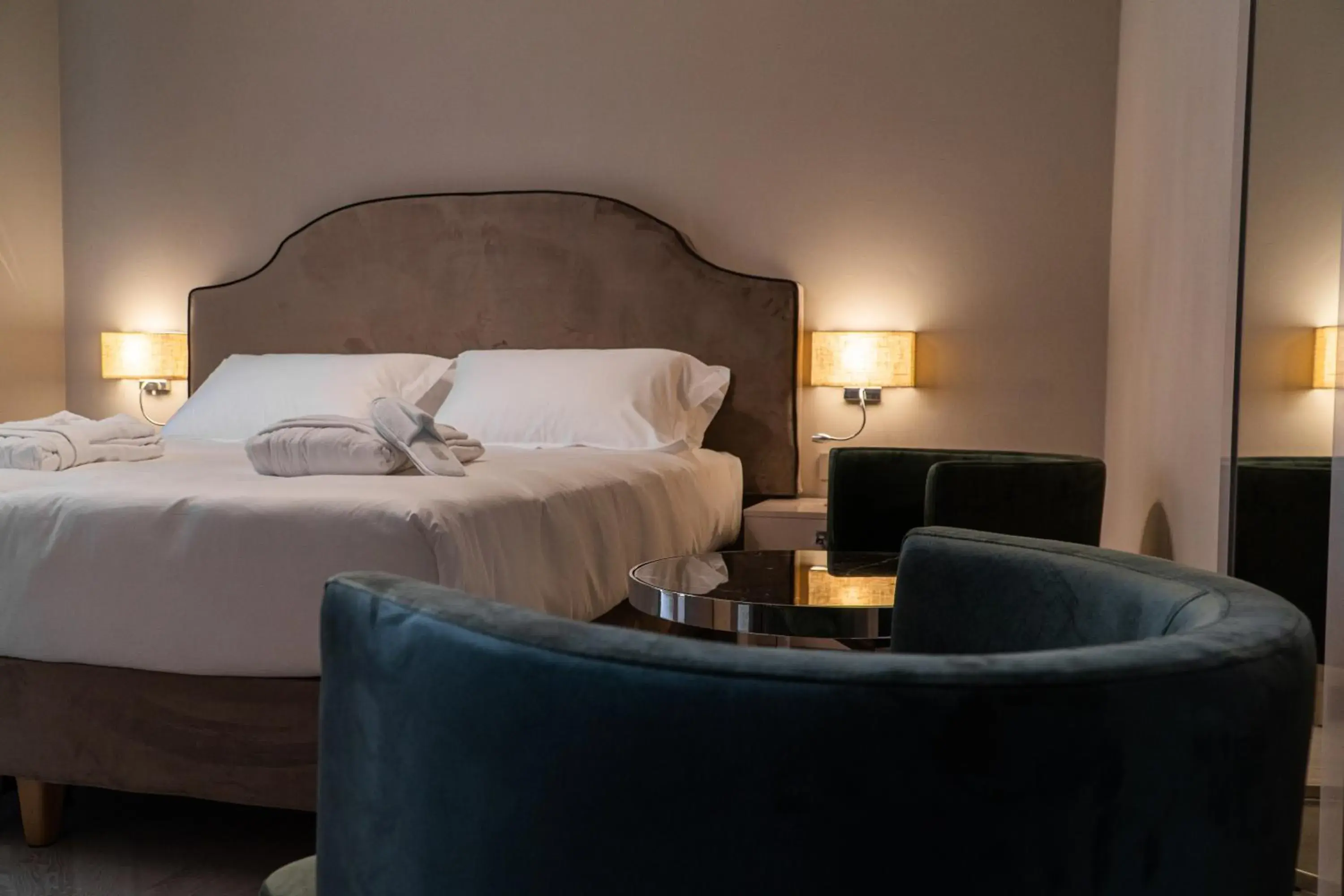 Bed in Hotel Brasil