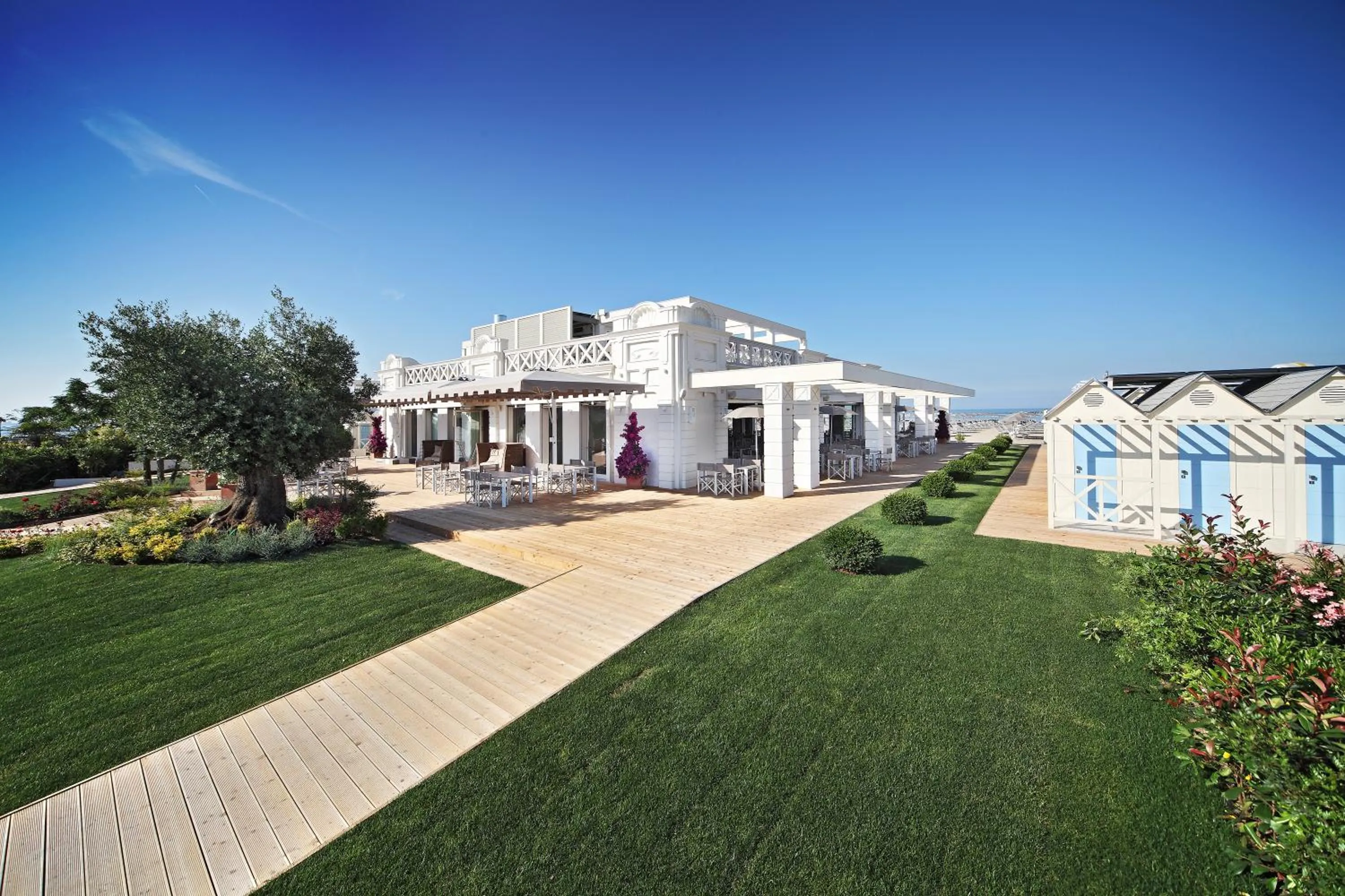 Beach in Grand Hotel Da Vinci