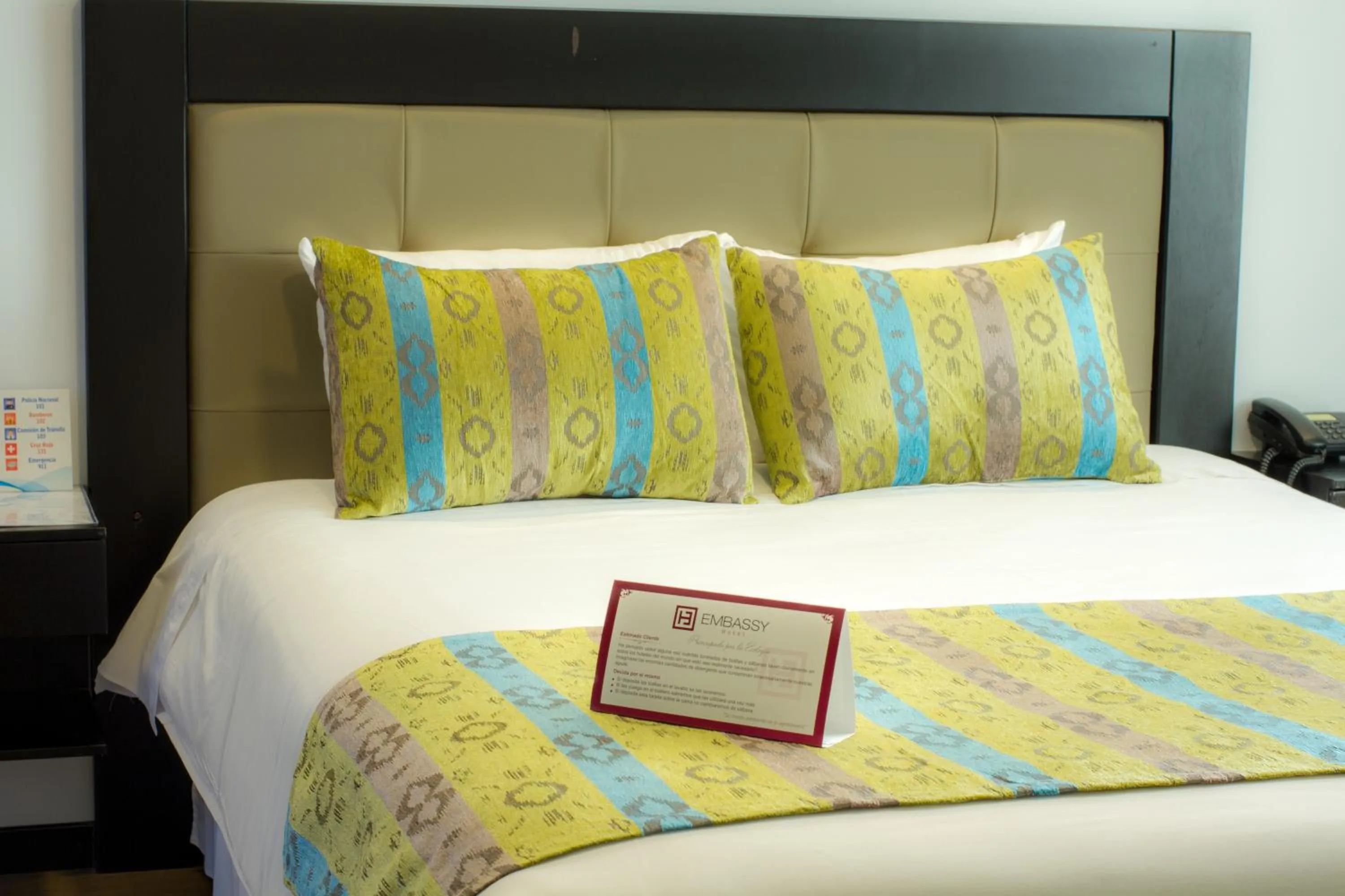 Bed in Embassy Quito