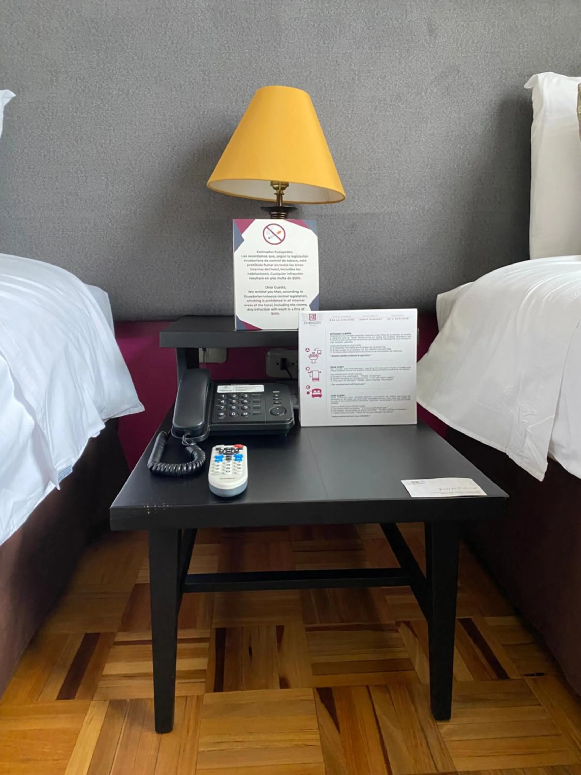 Bed in Embassy Quito