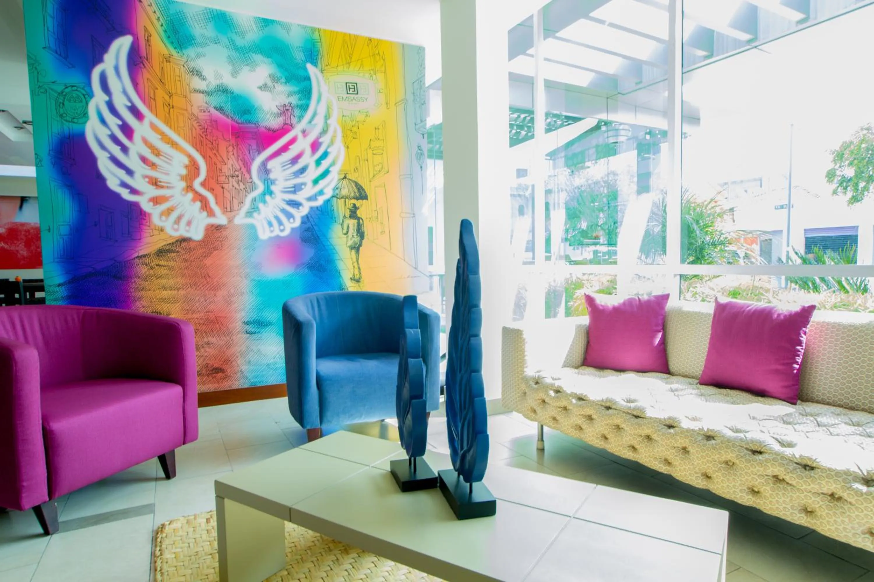 Living room in Embassy Quito