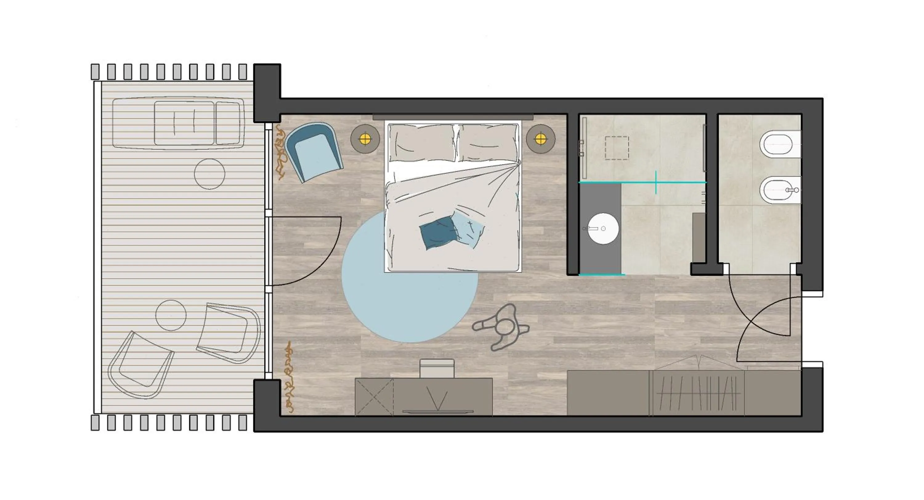 Photo of the whole room in Appius Design Suites B&B - ADULTS ONLY
