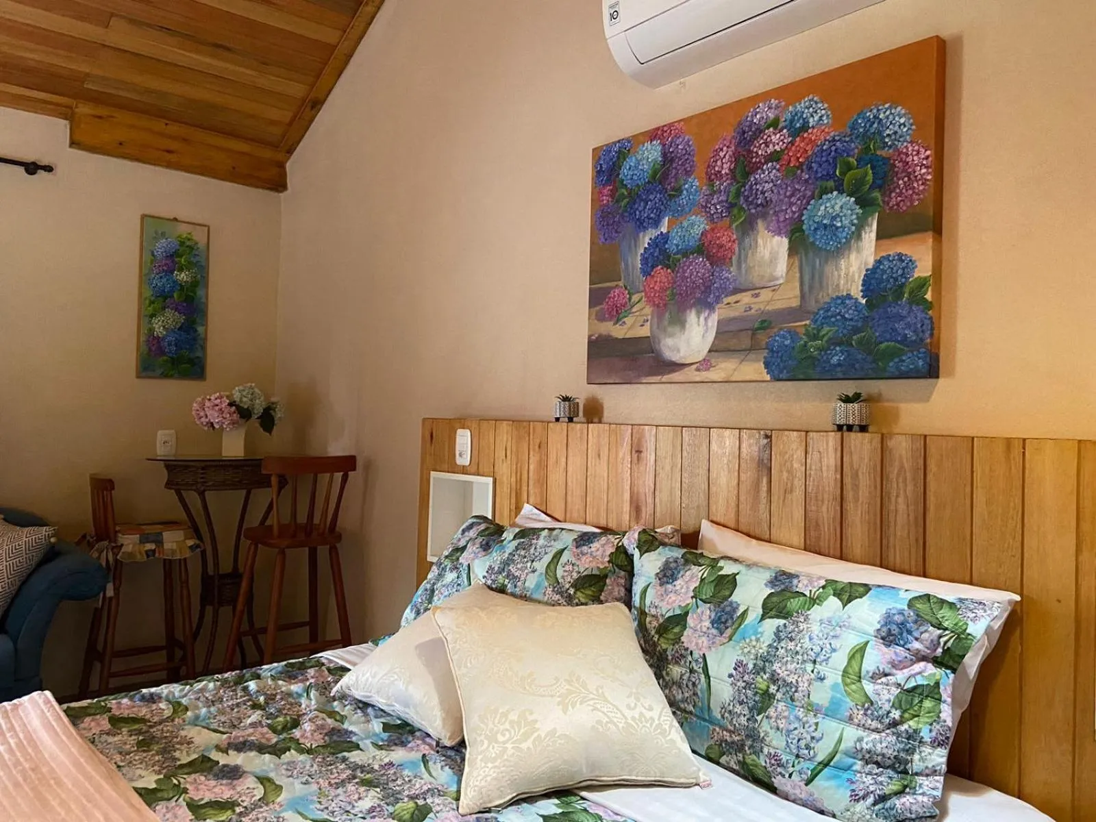 Bed in Pousada Maibe Amanhecer na Serra