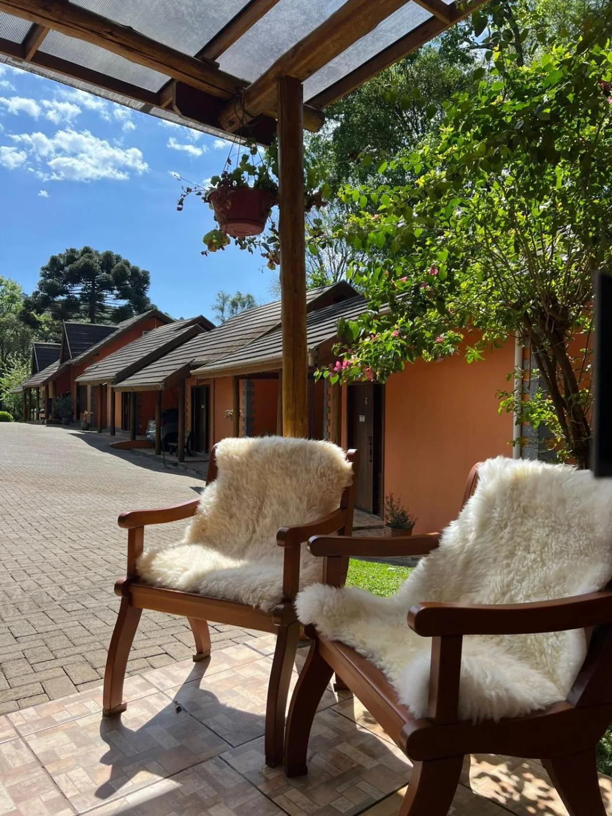 Patio in Pousada Maibe Amanhecer na Serra