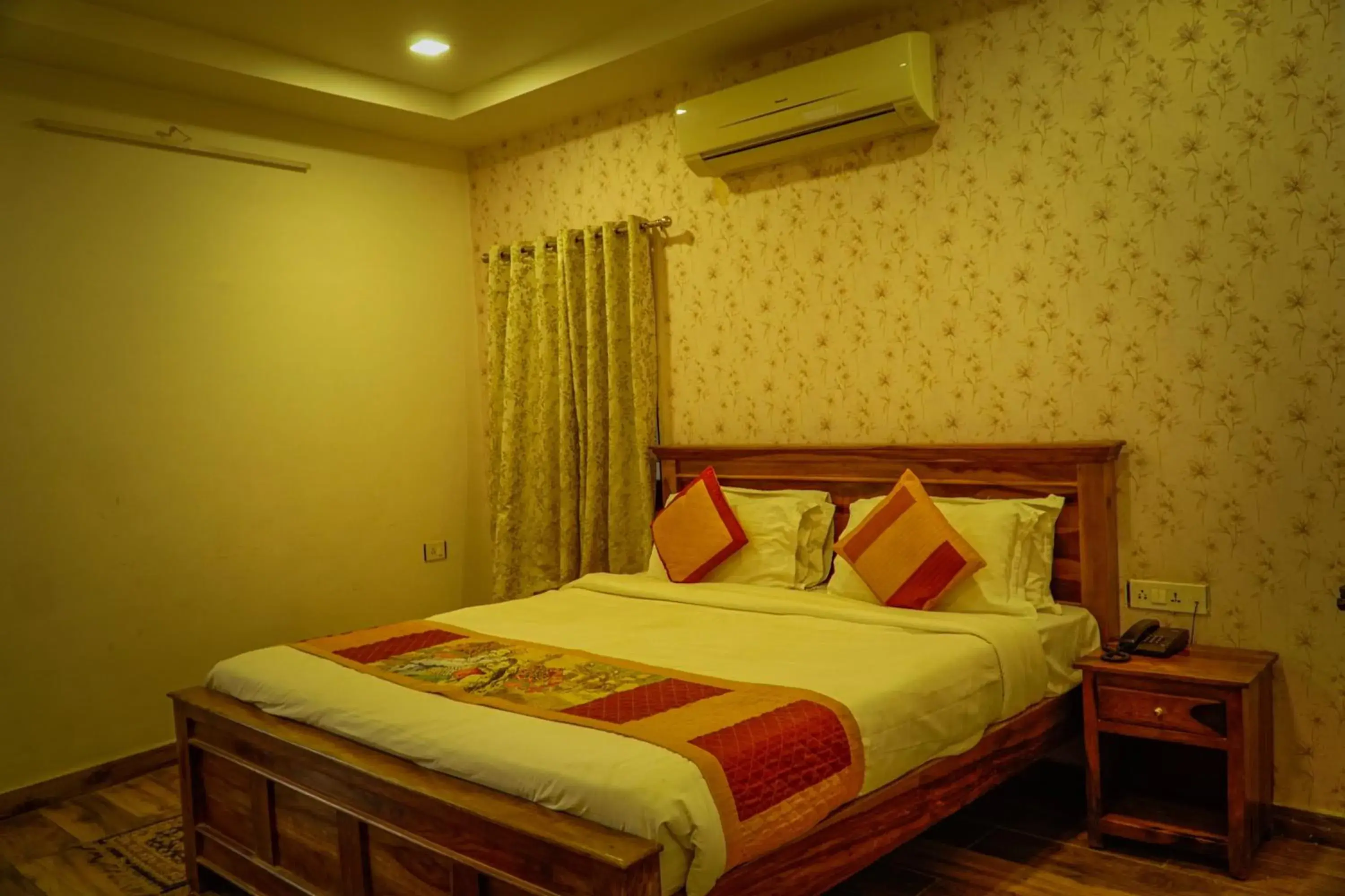 Photo of the whole room, Bed in Hotel Jaisal Inn - Pure Veg Photo of the whole room, Bed in Hotel Jaisal Inn - Pure Veg