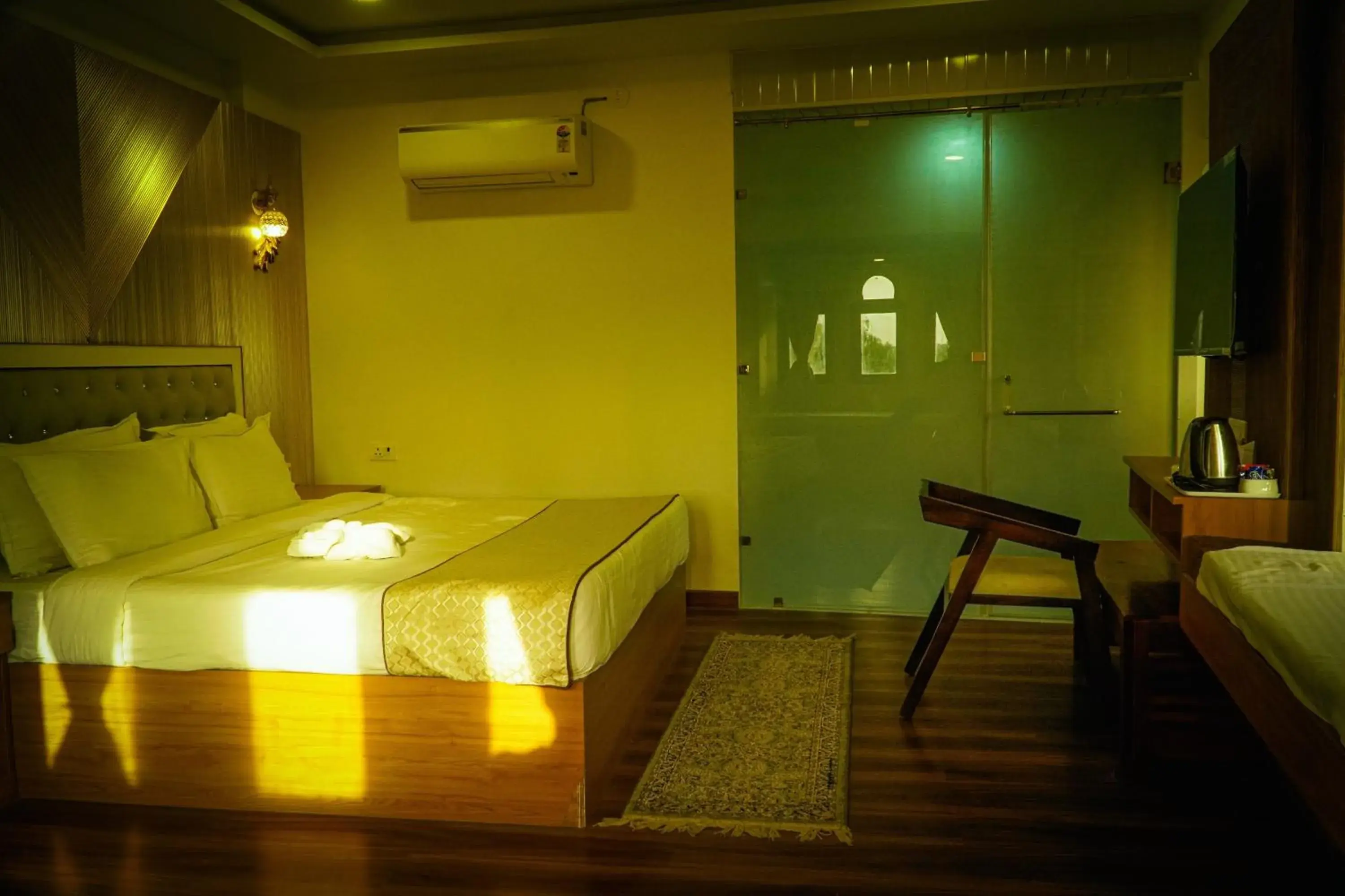 air conditioner, Bed in Hotel Jaisal Inn - Pure Veg air conditioner, Bed in Hotel Jaisal Inn - Pure Veg