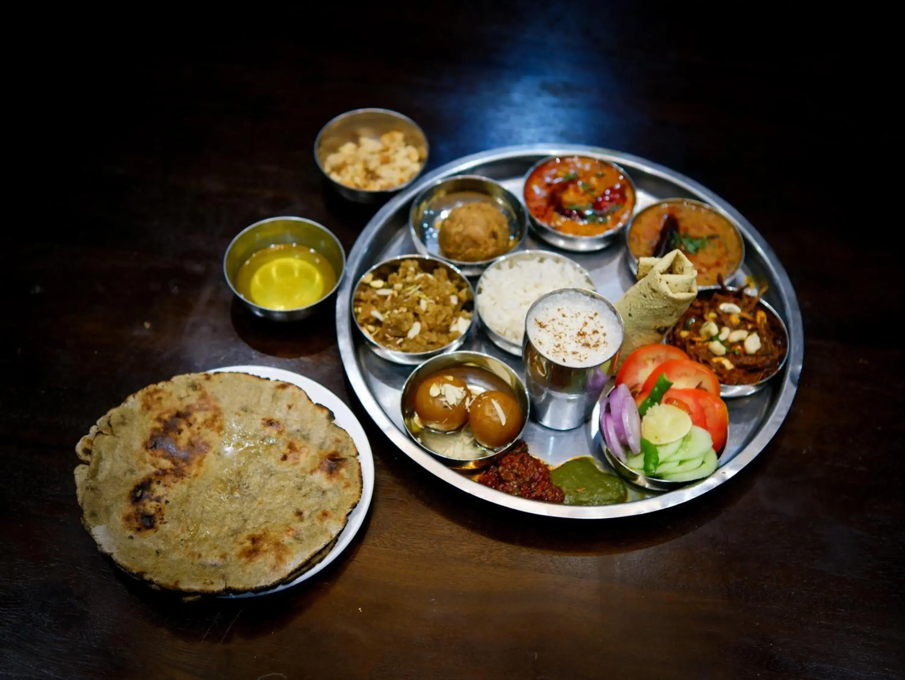 Food close-up in Hotel Jaisal Inn - Pure Veg Food close-up in Hotel Jaisal Inn - Pure Veg