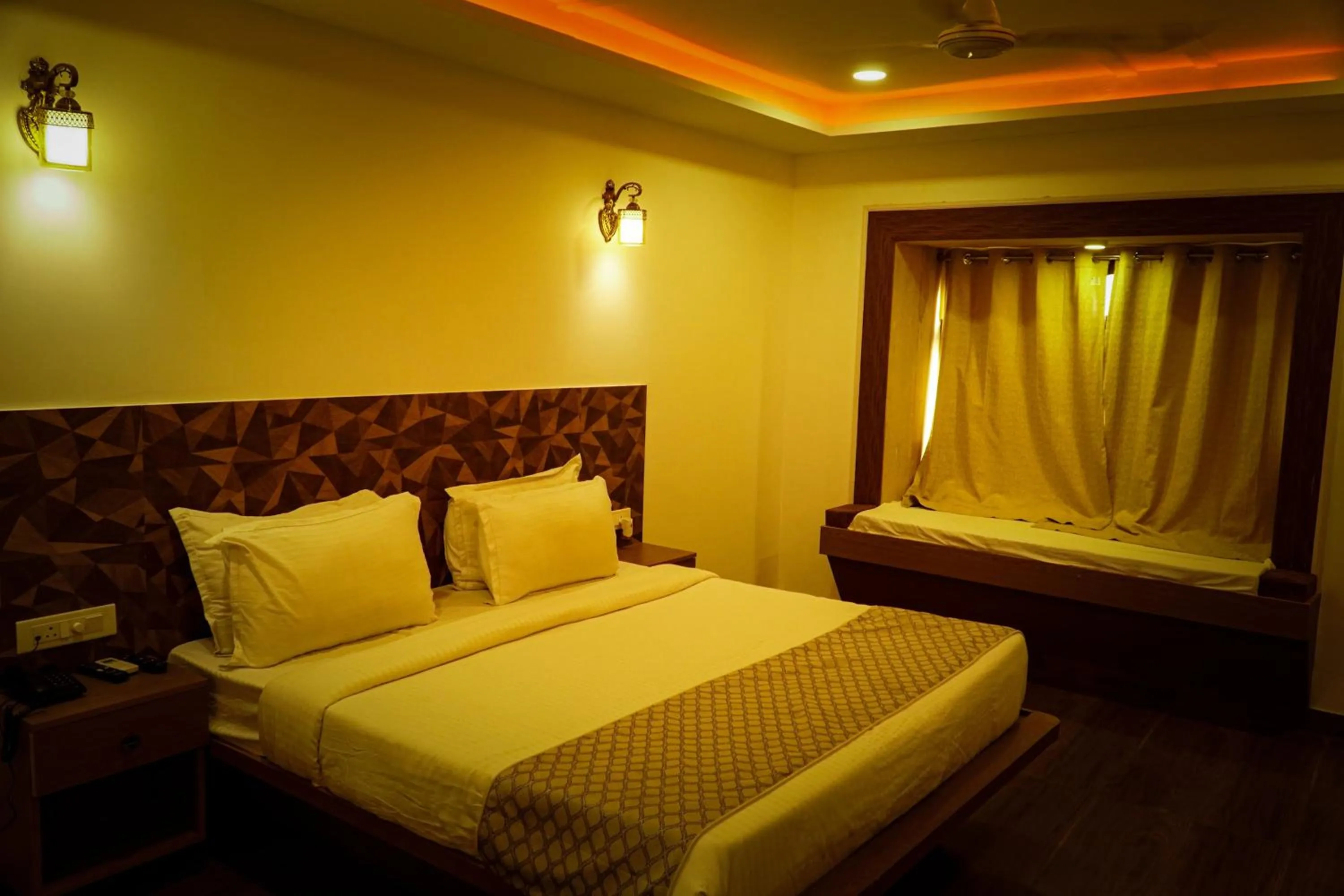 Bed in Hotel Jaisal Inn - Pure Veg