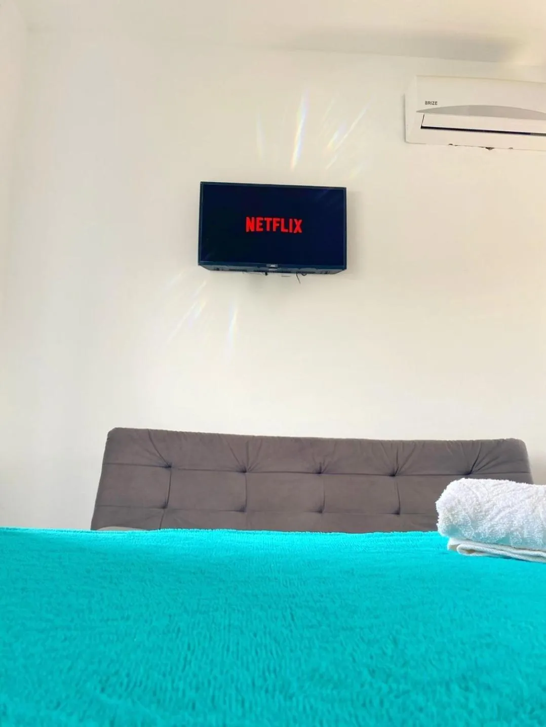 Bed in Pousada Suítes do Rosa