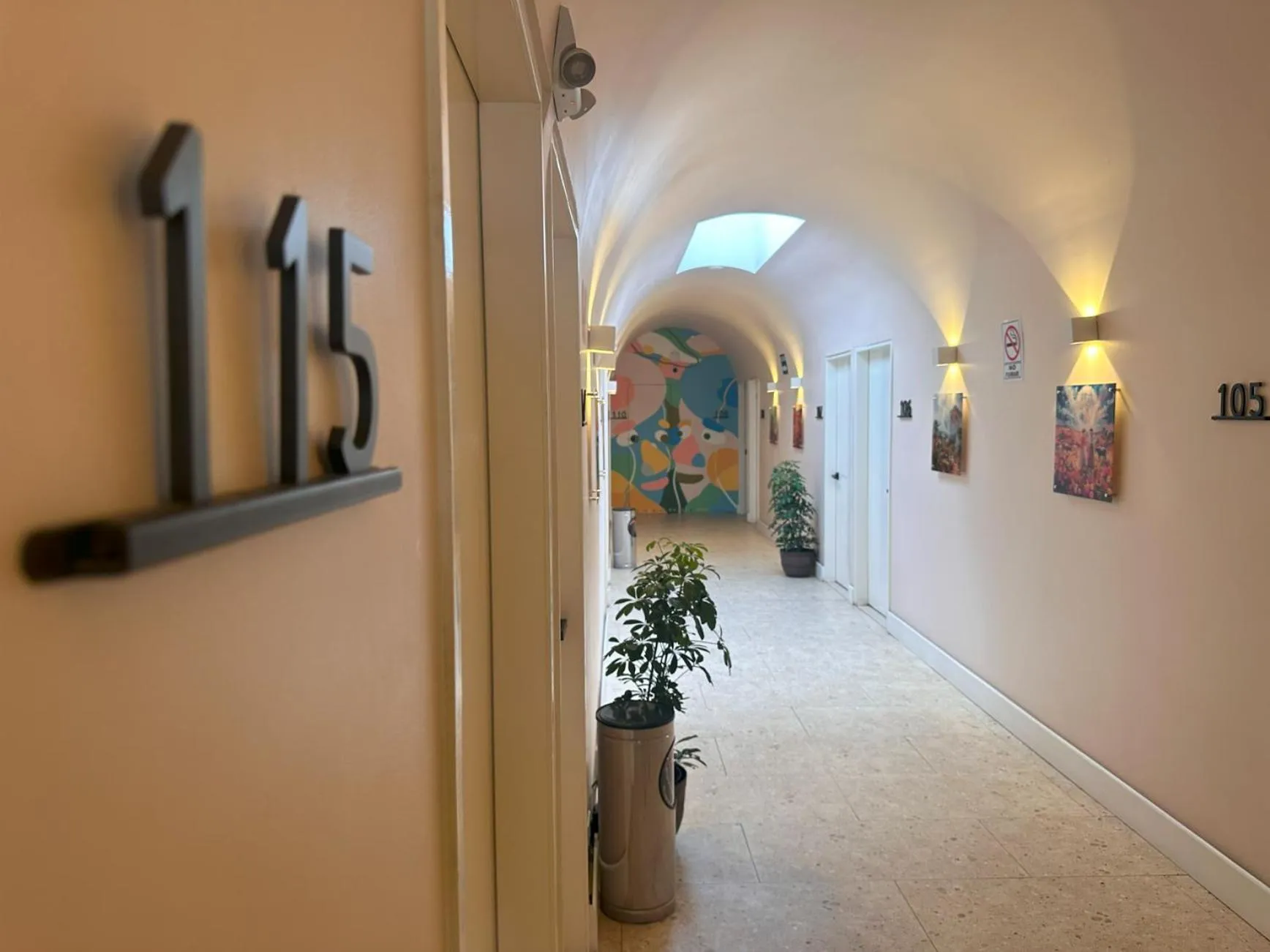 Decorative detail in INTJ Hotel