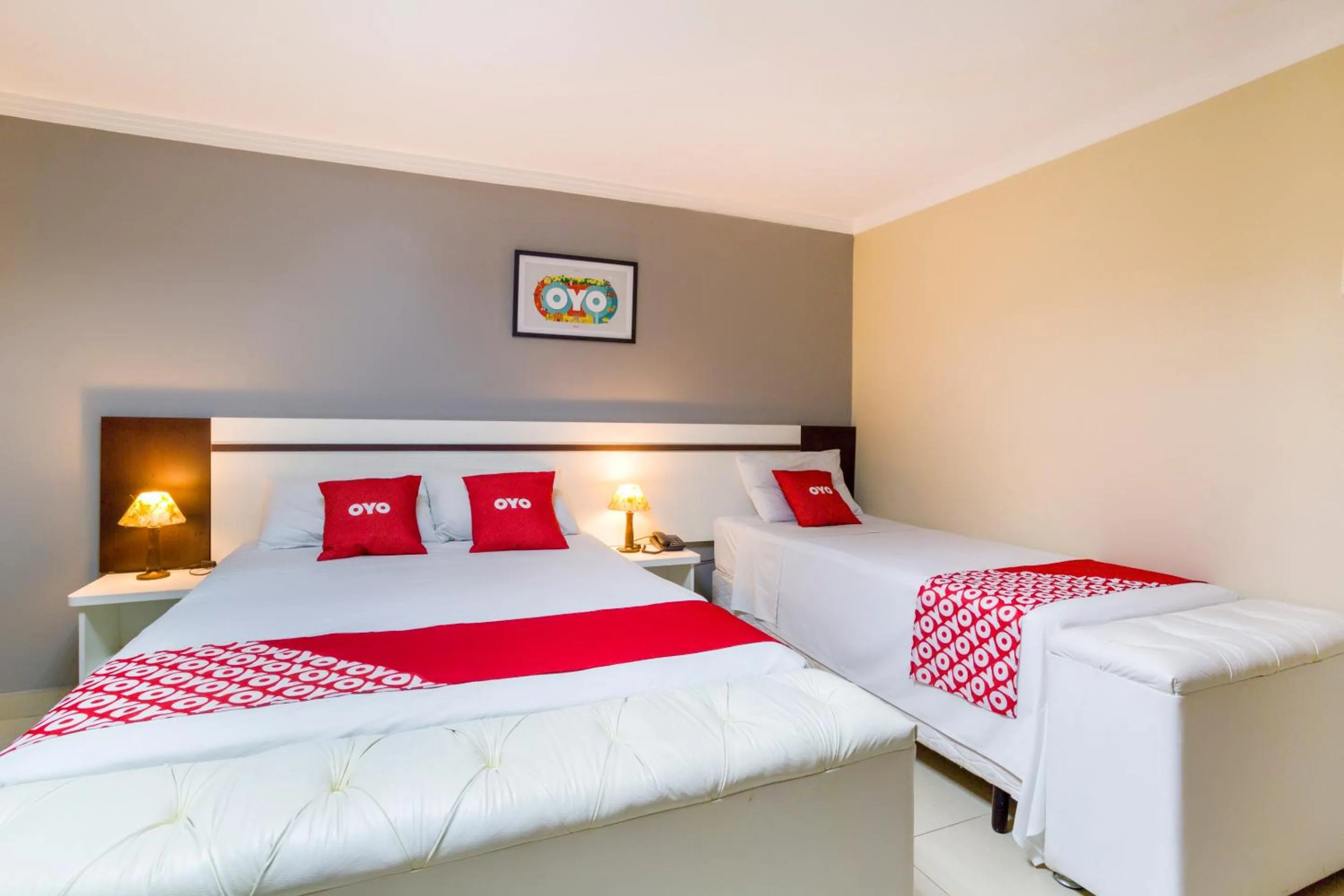 Photo of the whole room in OYO Hotel Via Universitária, Anápolis