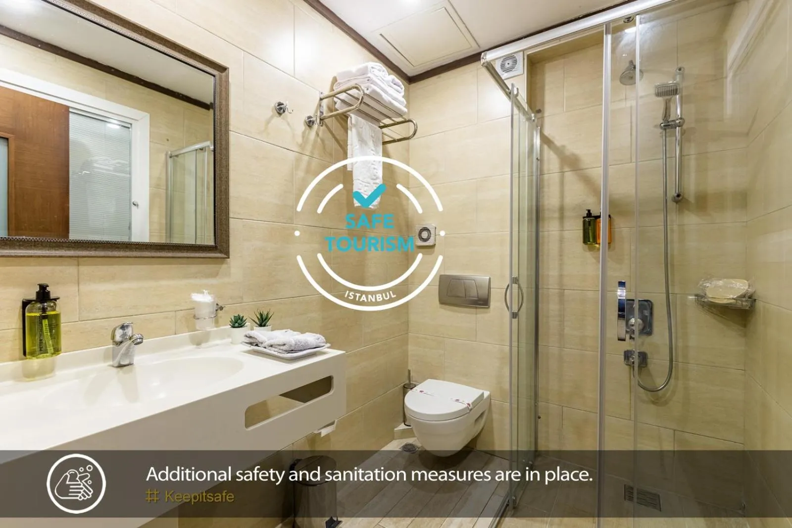 Shower in MENAR HOTEL&SUITES -Old City Sultanahmet