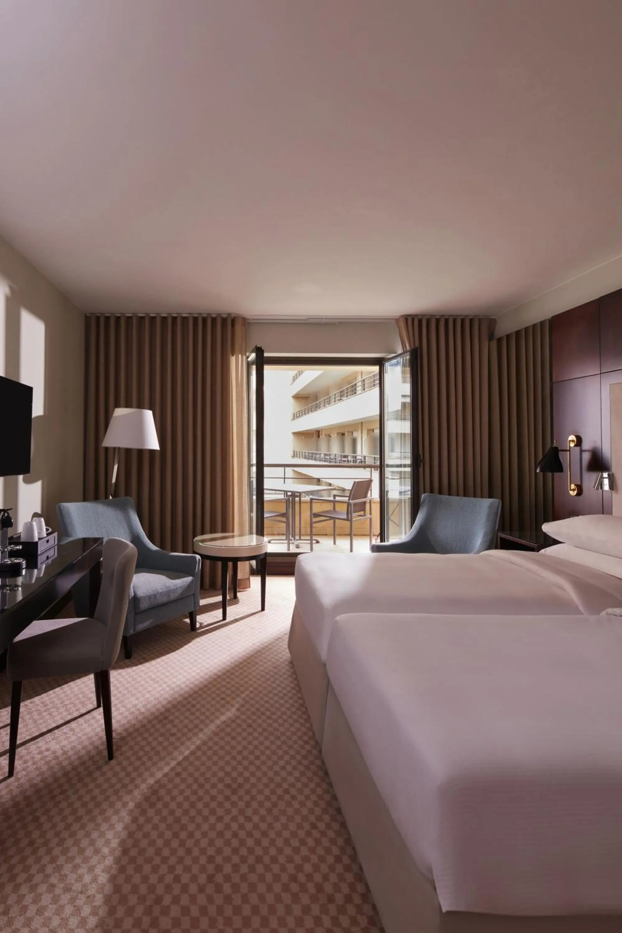 Photo of the whole room, Bed in Hyatt Regency Nice Palais de la Méditerranée