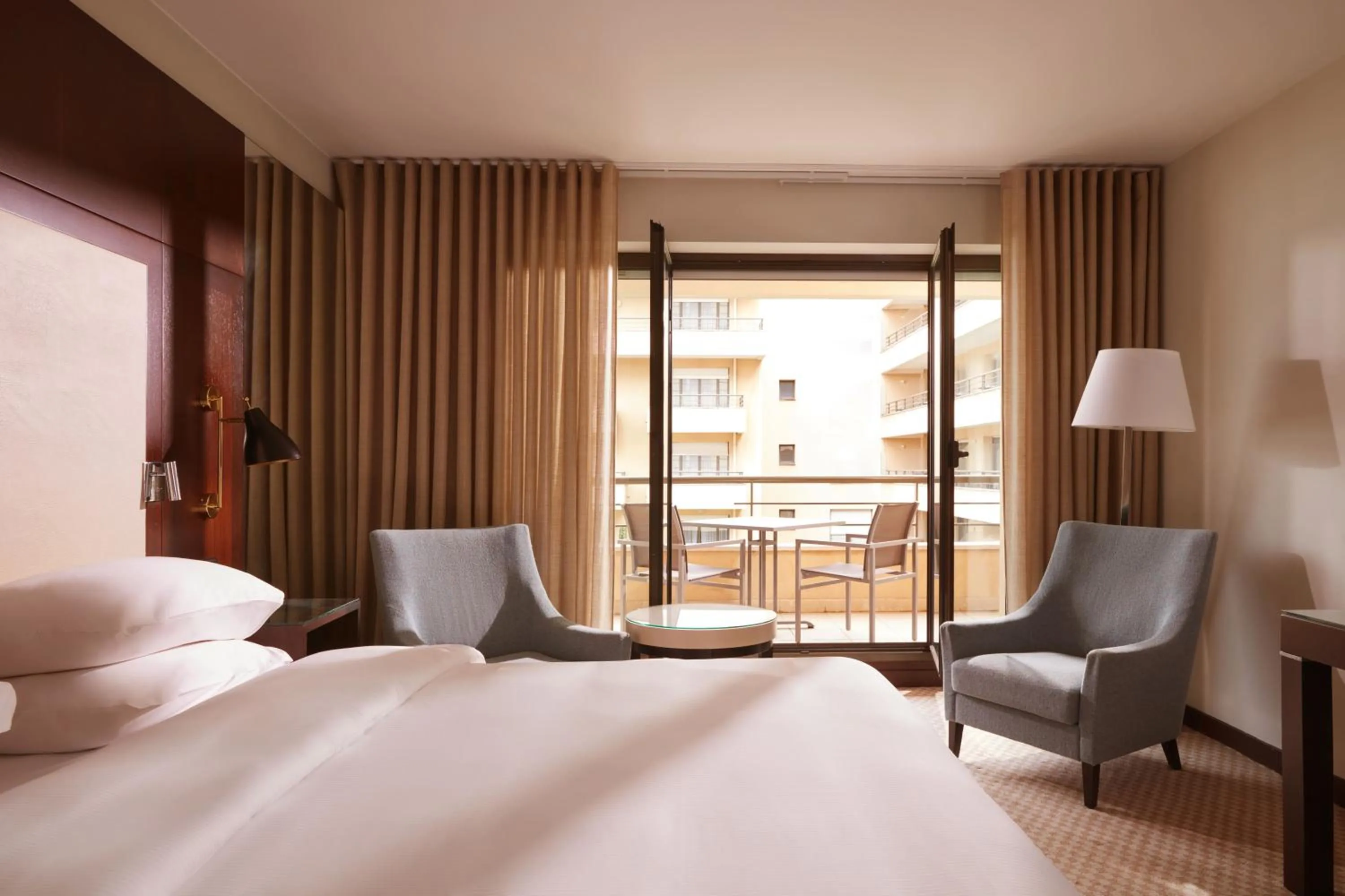 Photo of the whole room, Bed in Hyatt Regency Nice Palais de la Méditerranée