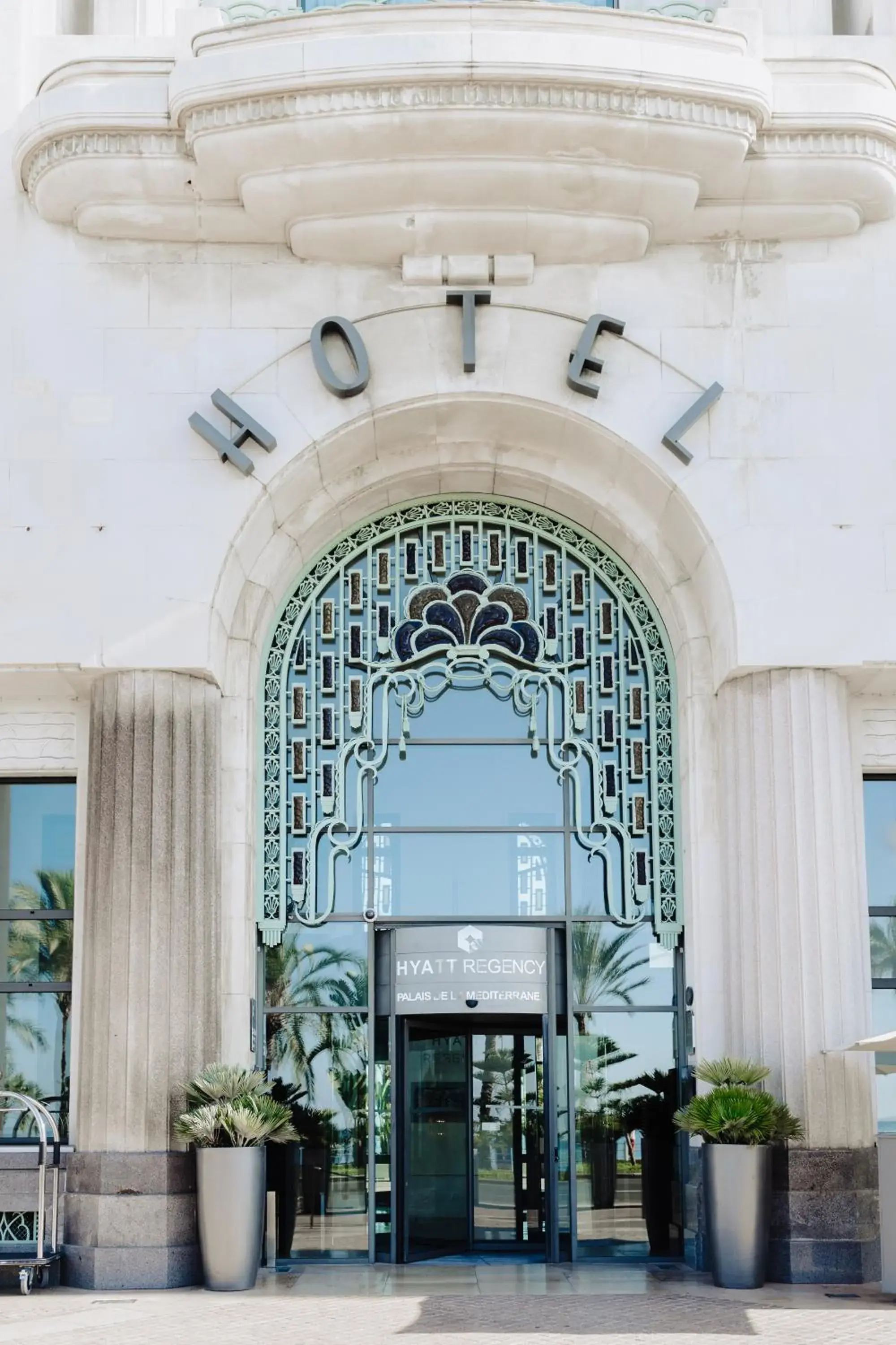 Facade/entrance in Hyatt Regency Nice Palais de la Méditerranée Facade/entrance in Hyatt Regency Nice Palais de la Méditerranée