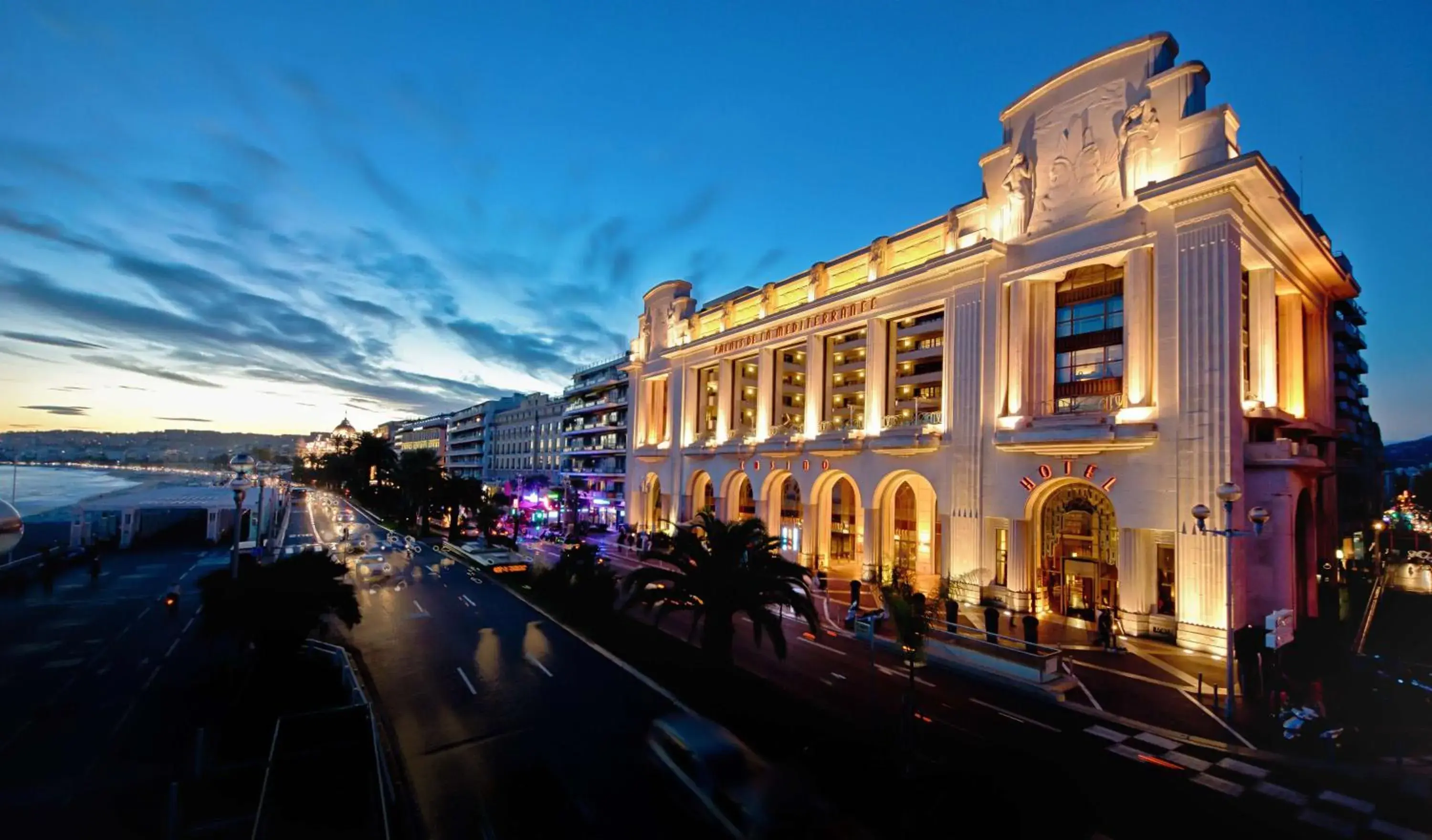 Property building in Hyatt Regency Nice Palais de la Méditerranée Property building in Hyatt Regency Nice Palais de la Méditerranée