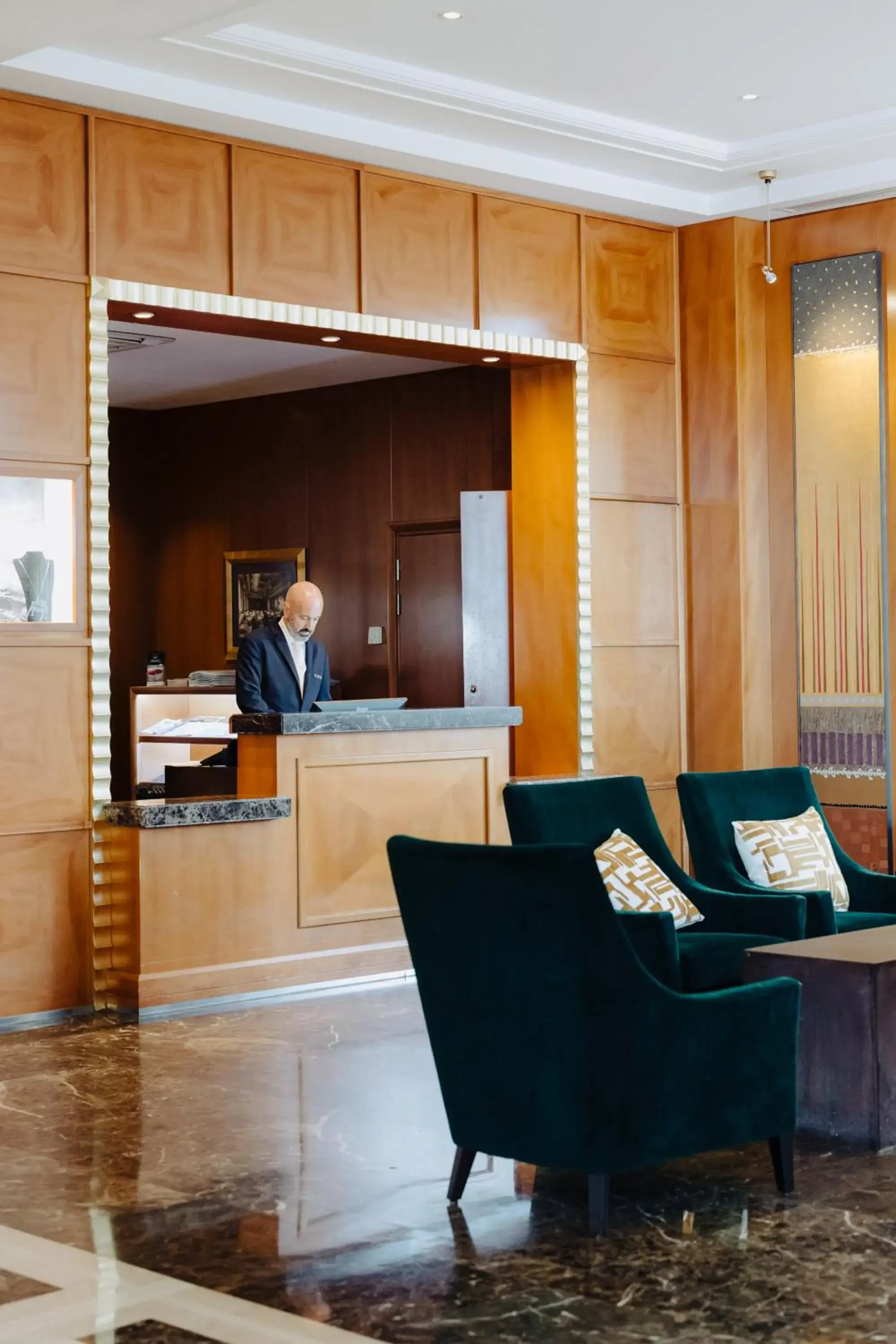 Lobby or reception in Hyatt Regency Nice Palais de la Méditerranée Lobby or reception in Hyatt Regency Nice Palais de la Méditerranée