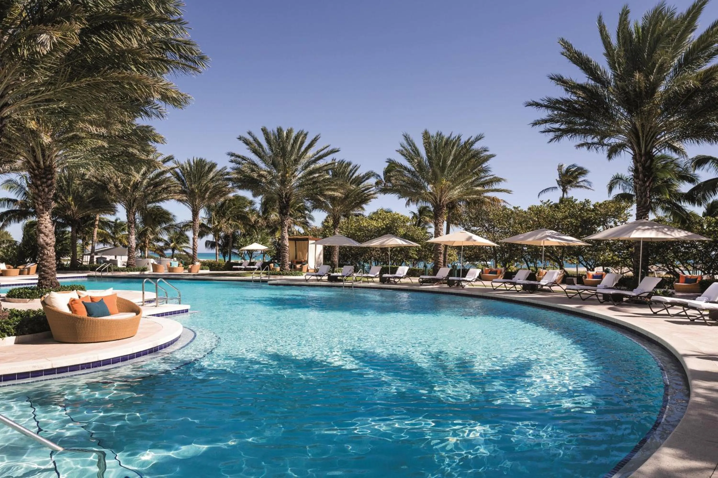 Swimming pool in The Ritz-Carlton Bal Harbour, Miami