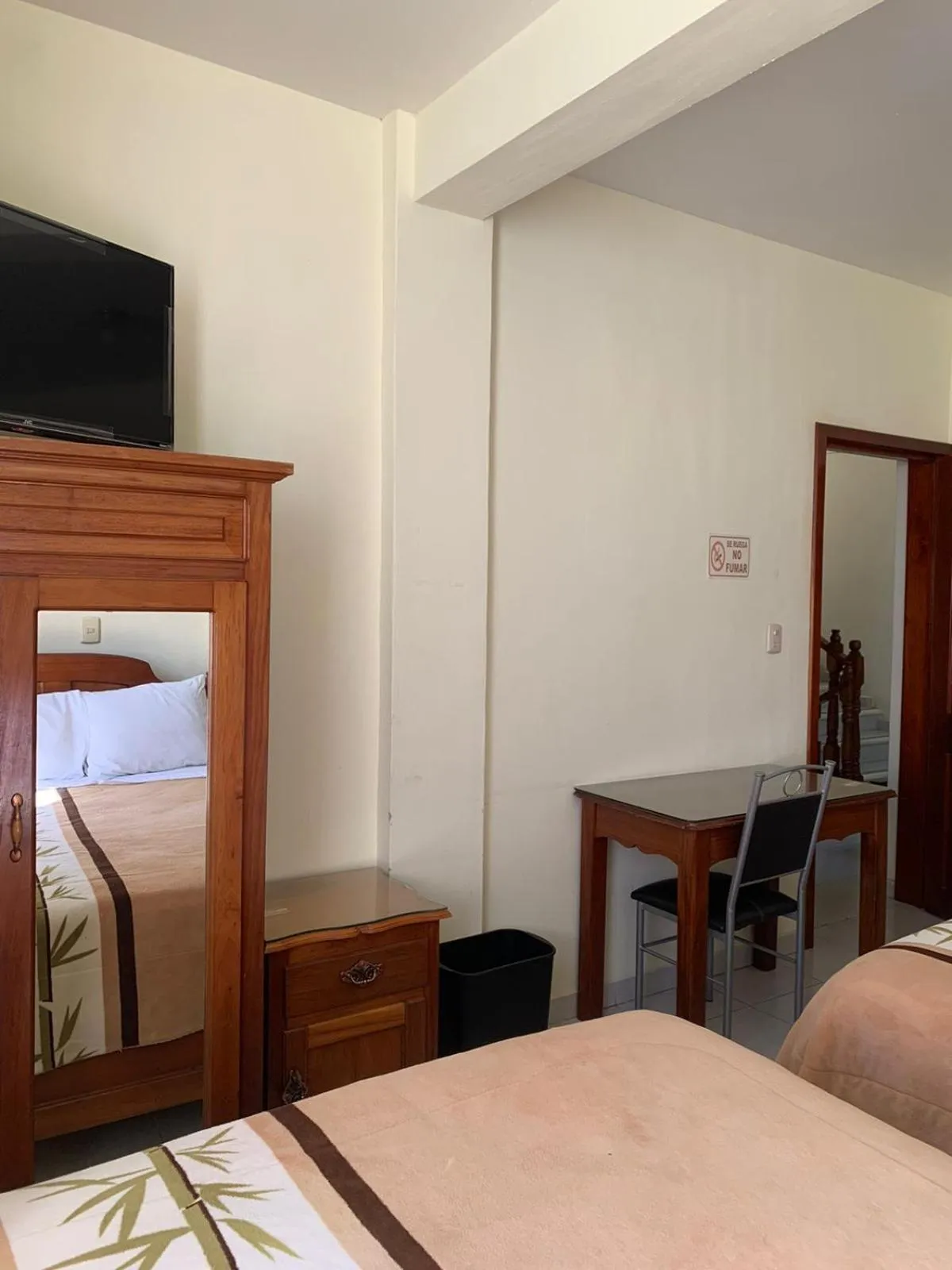 Bed in Hotel Renacimiento