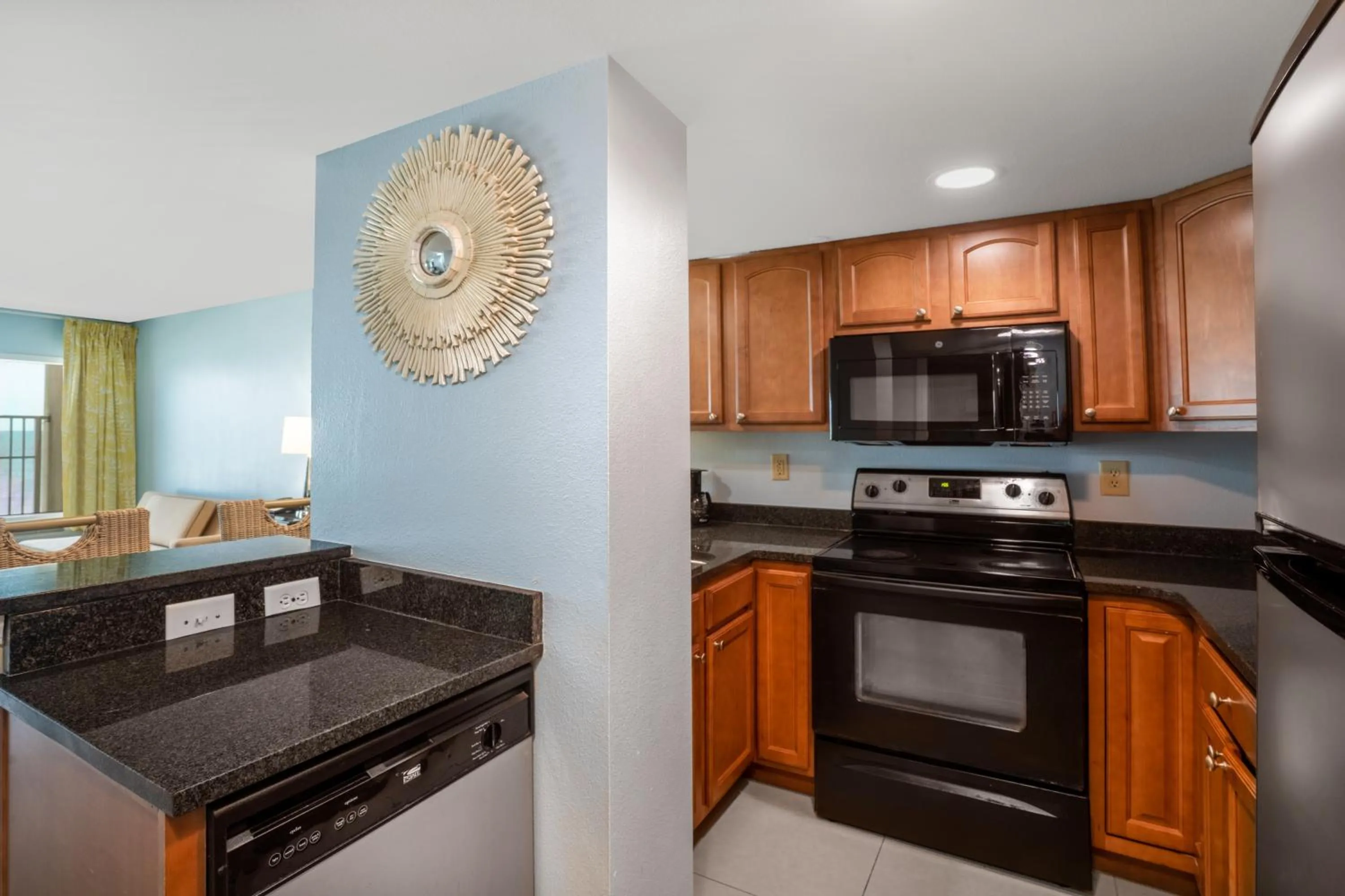 kitchen in Palette Resort Myrtle Beach