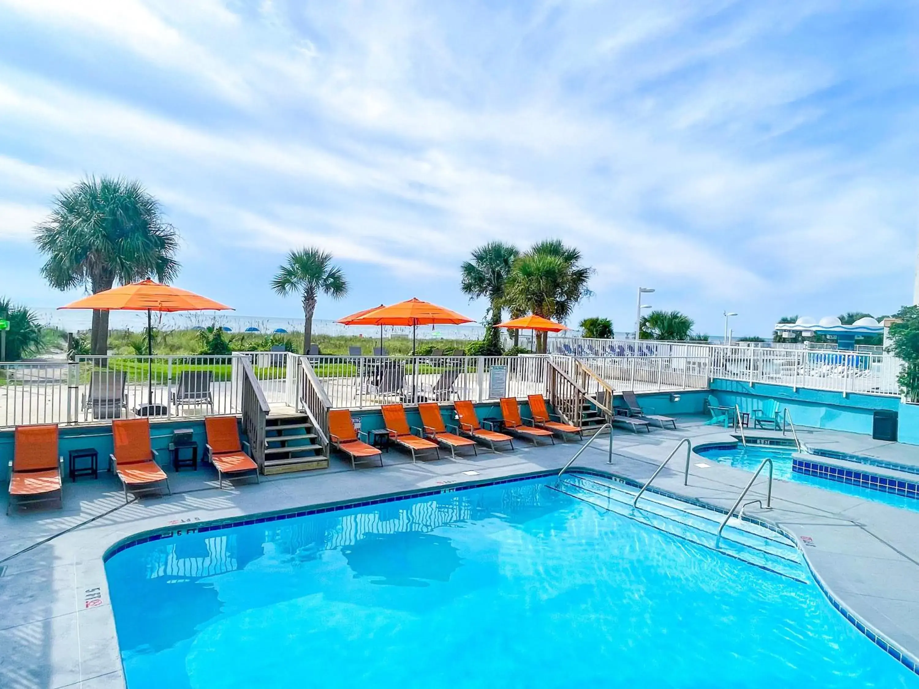 Swimming pool in Palette Resort Myrtle Beach Swimming pool in Palette Resort Myrtle Beach