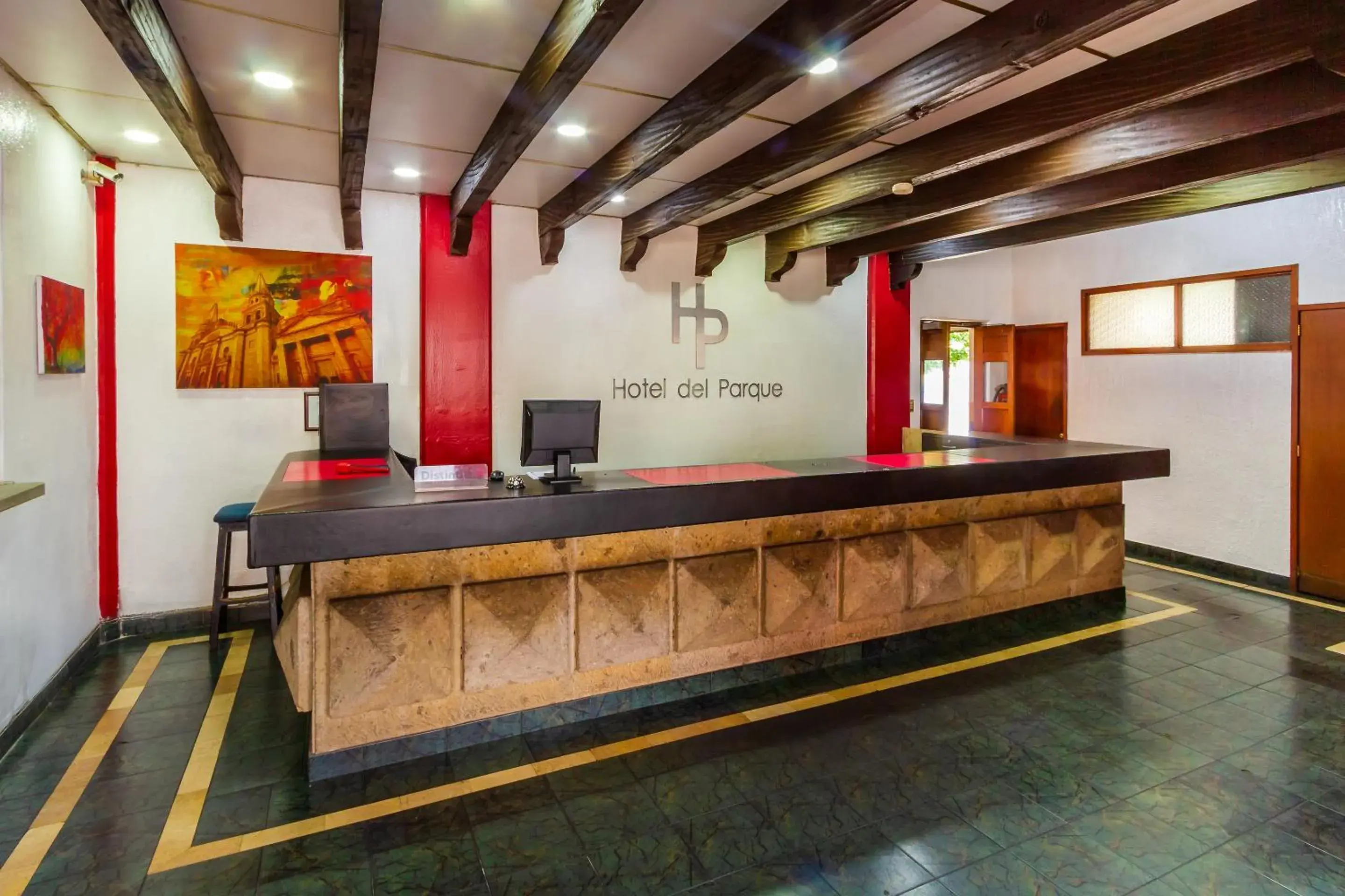 Lobby or reception in OYO Hotel Del Parque Lobby or reception in OYO Hotel Del Parque